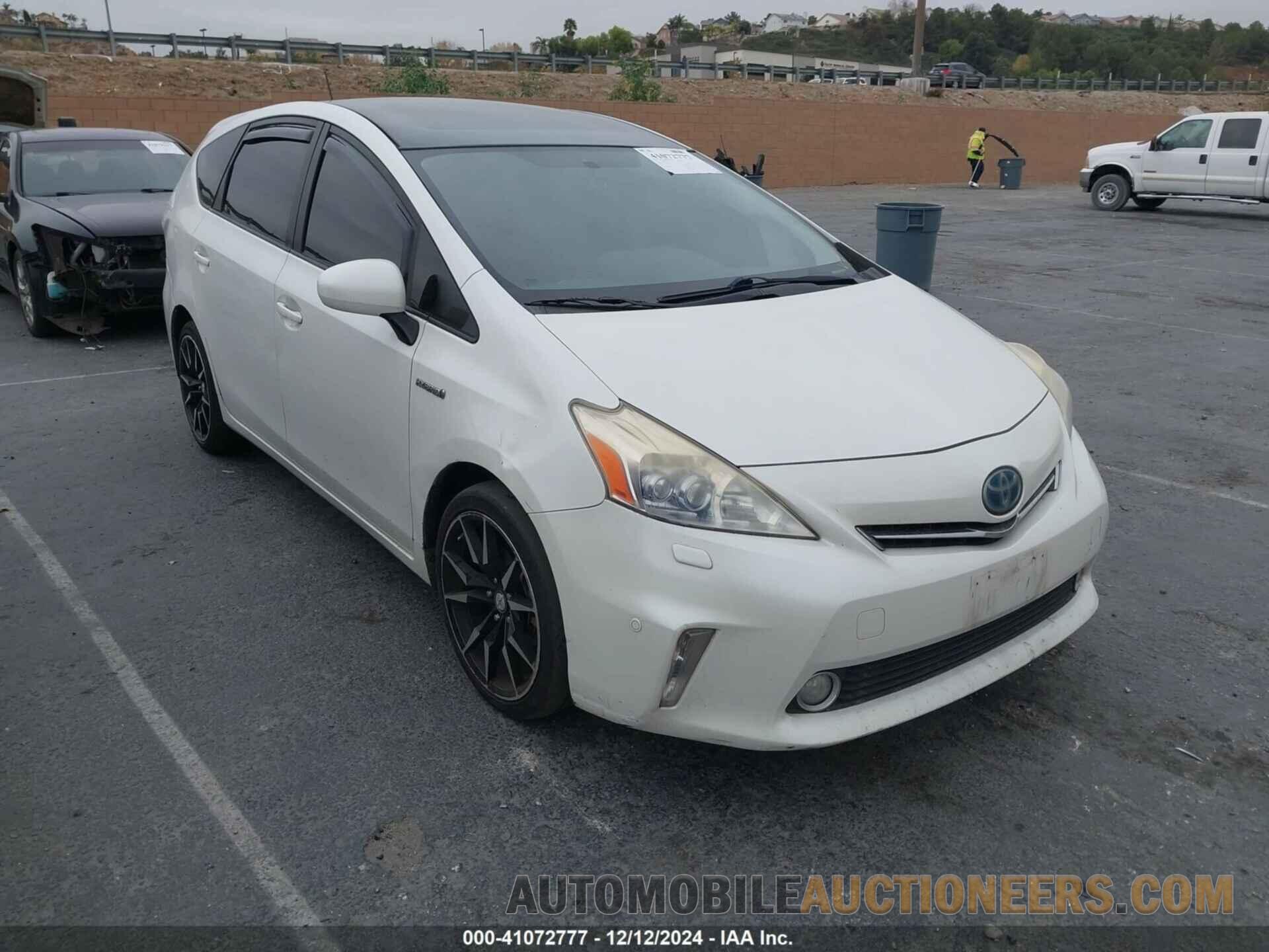 JTDZN3EUXC3147127 TOYOTA PRIUS V 2012