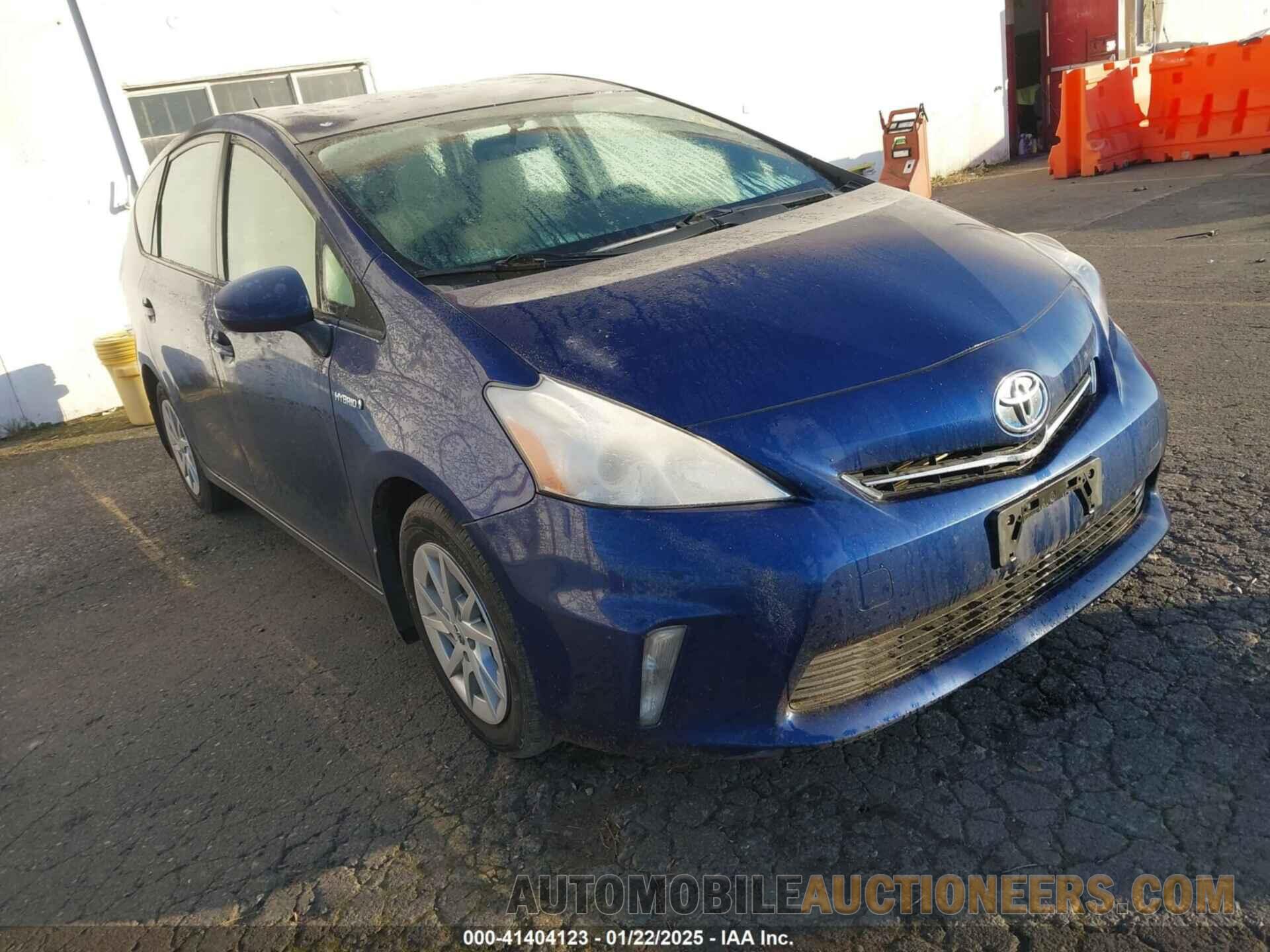 JTDZN3EUXC3185716 TOYOTA PRIUS V 2012