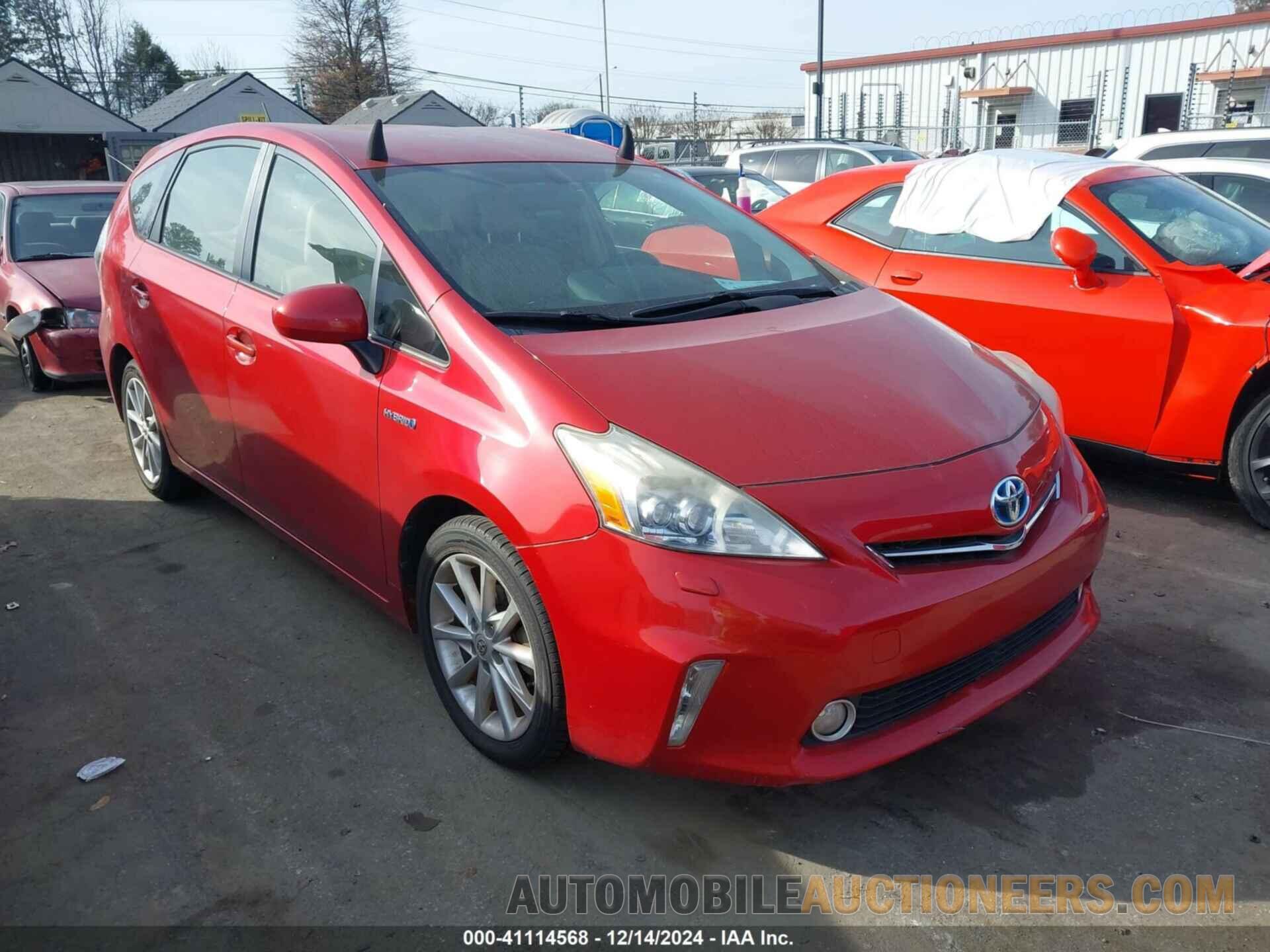 JTDZN3EUXD3233992 TOYOTA PRIUS V 2013