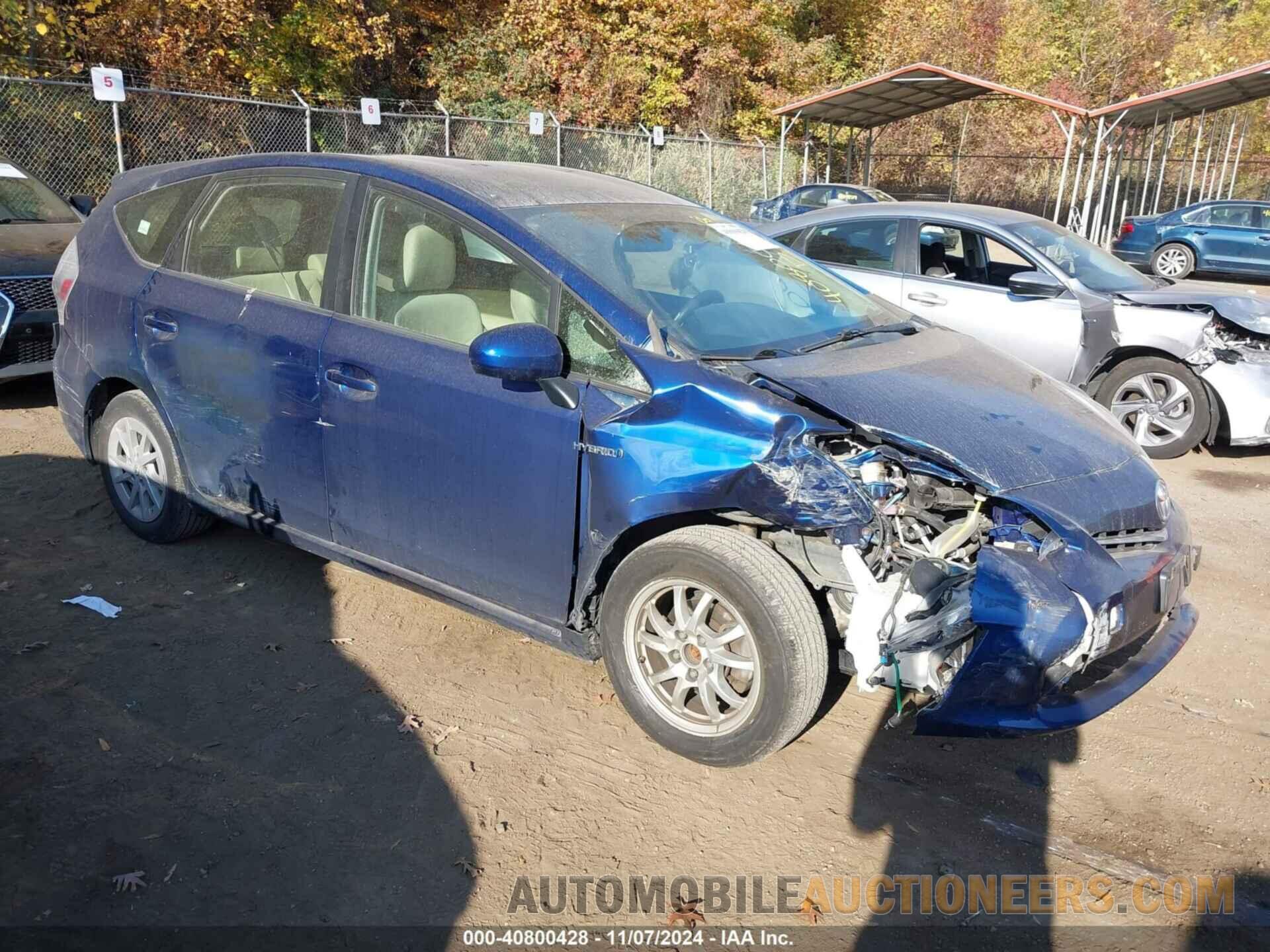 JTDZN3EUXEJ002412 TOYOTA PRIUS V 2014