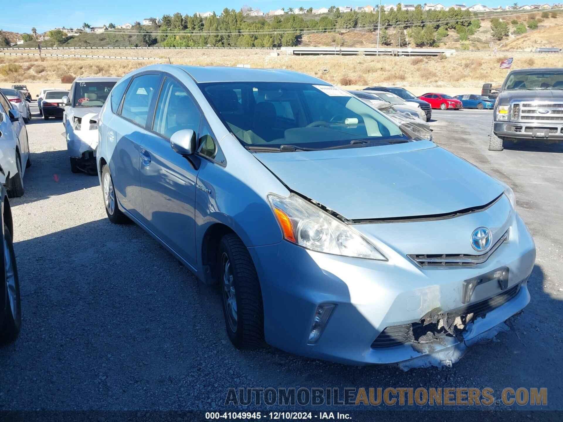 JTDZN3EUXEJ004208 TOYOTA PRIUS V 2014