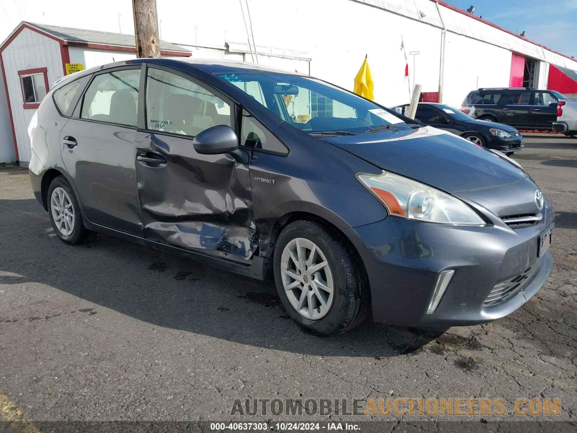 JTDZN3EUXEJ011451 TOYOTA PRIUS V 2014