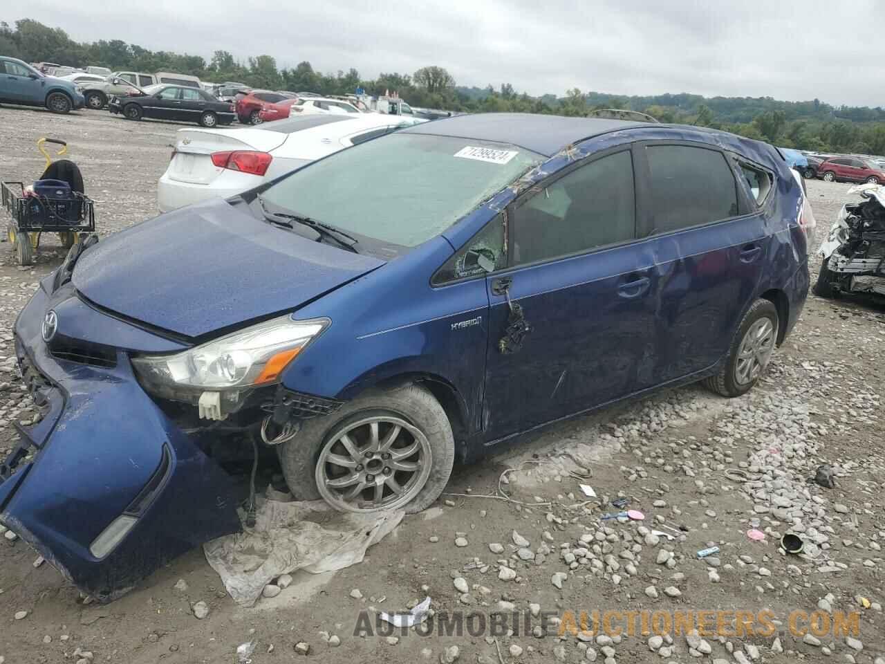 JTDZN3EUXFJ032222 TOYOTA PRIUS 2015