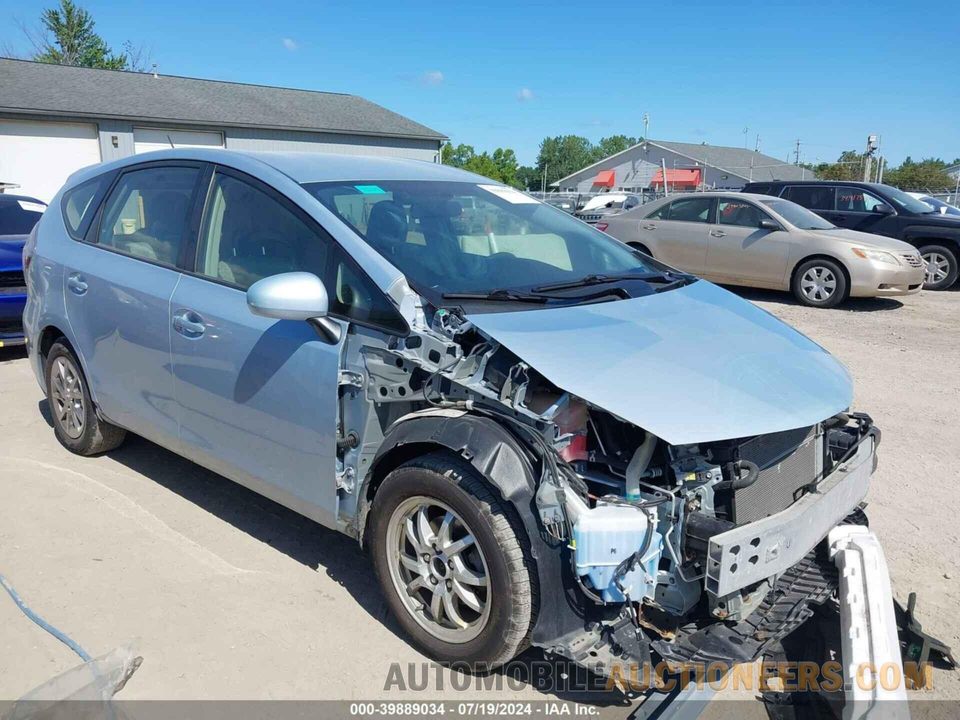 JTDZN3EUXGJ054108 TOYOTA PRIUS V 2016