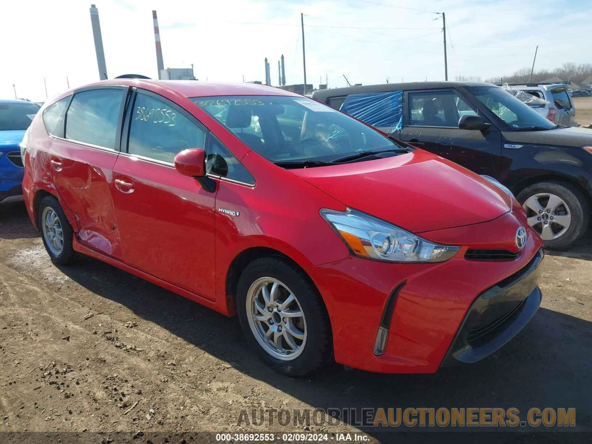 JTDZN3EUXGJ054951 TOYOTA PRIUS V 2016