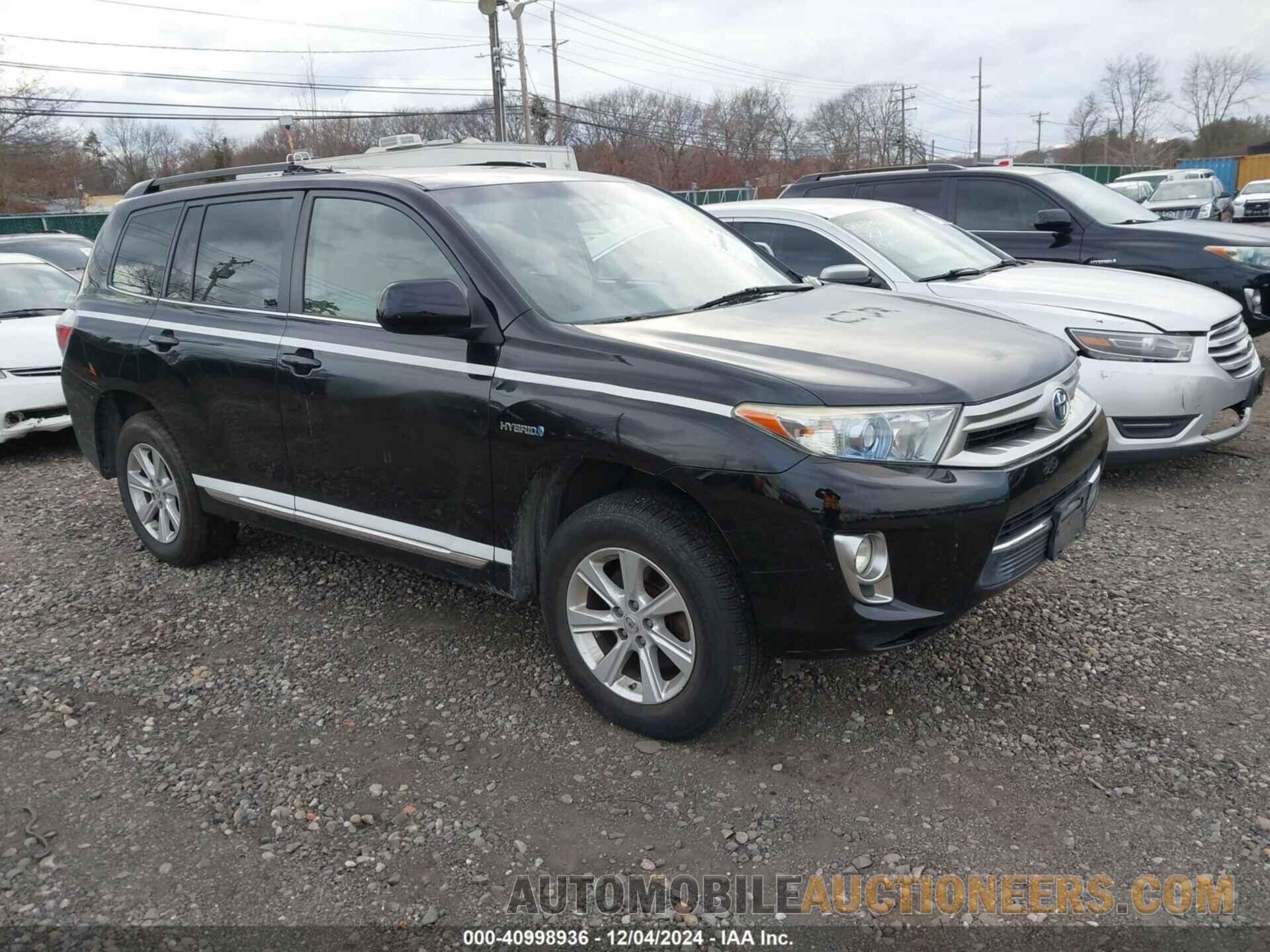 JTEBC3EH1D2016875 TOYOTA HIGHLANDER HYBRID 2013