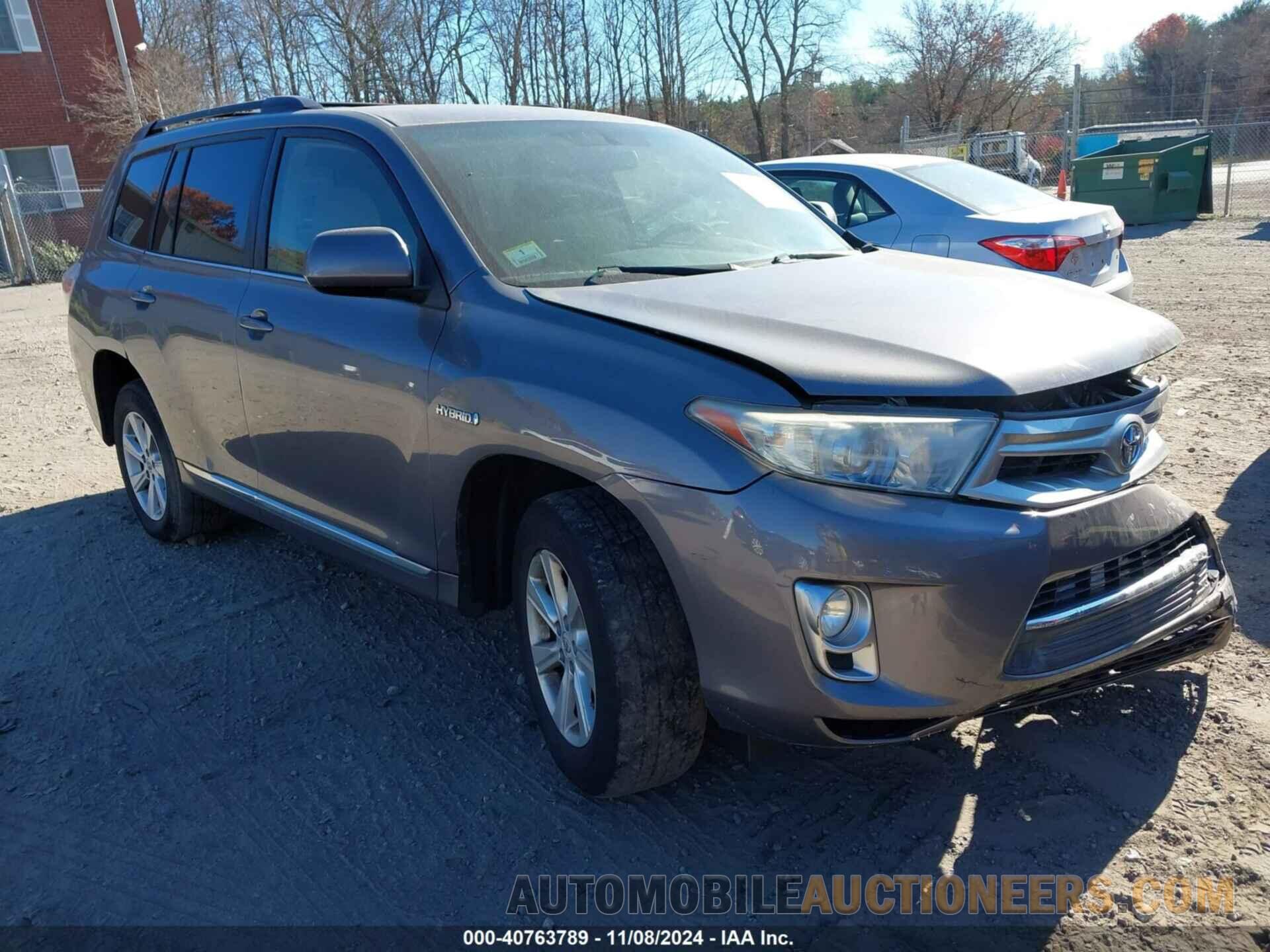 JTEBC3EH2C2009450 TOYOTA HIGHLANDER HYBRID 2012