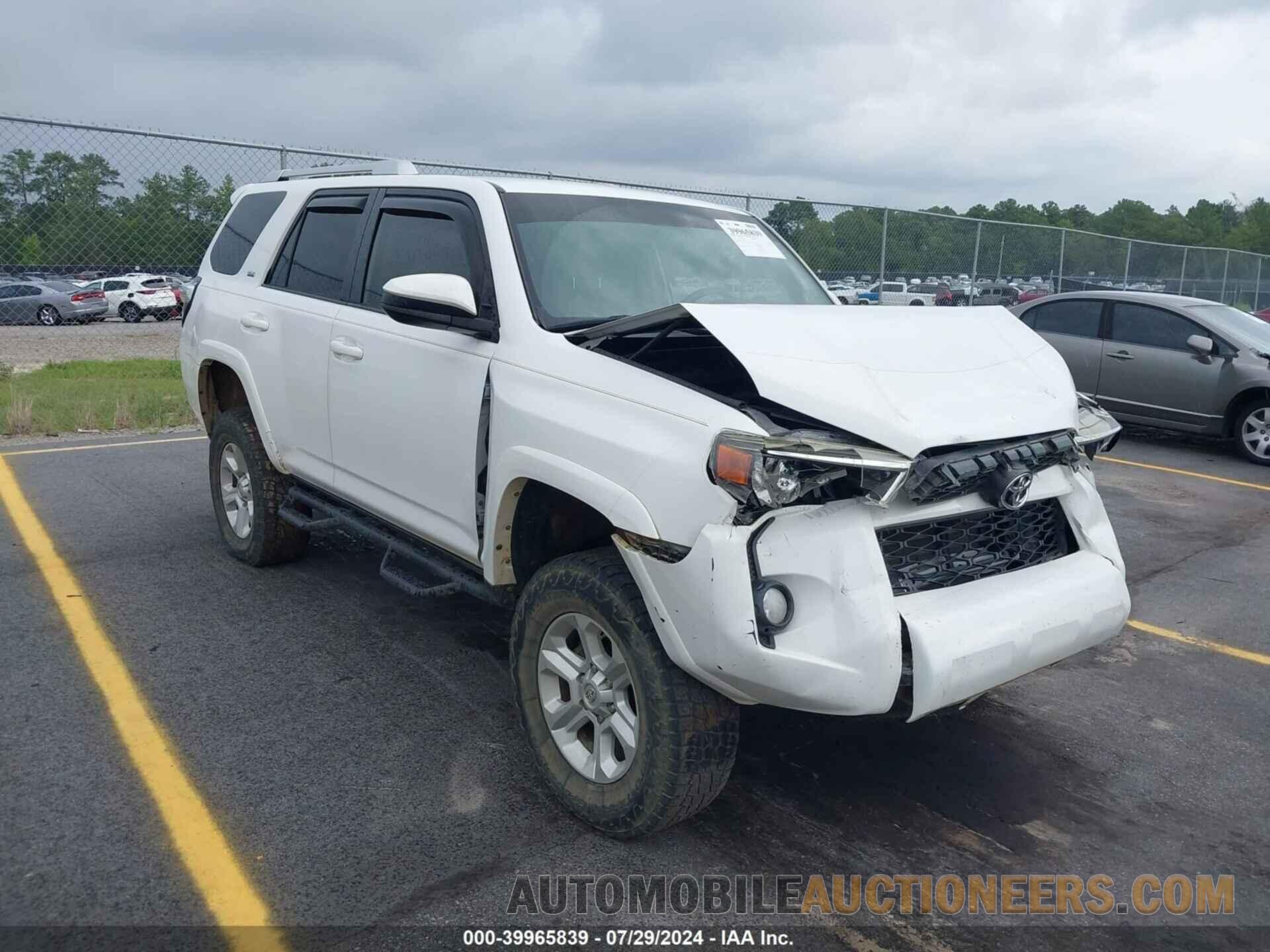 JTEBU5JR1G5400858 TOYOTA 4RUNNER 2016