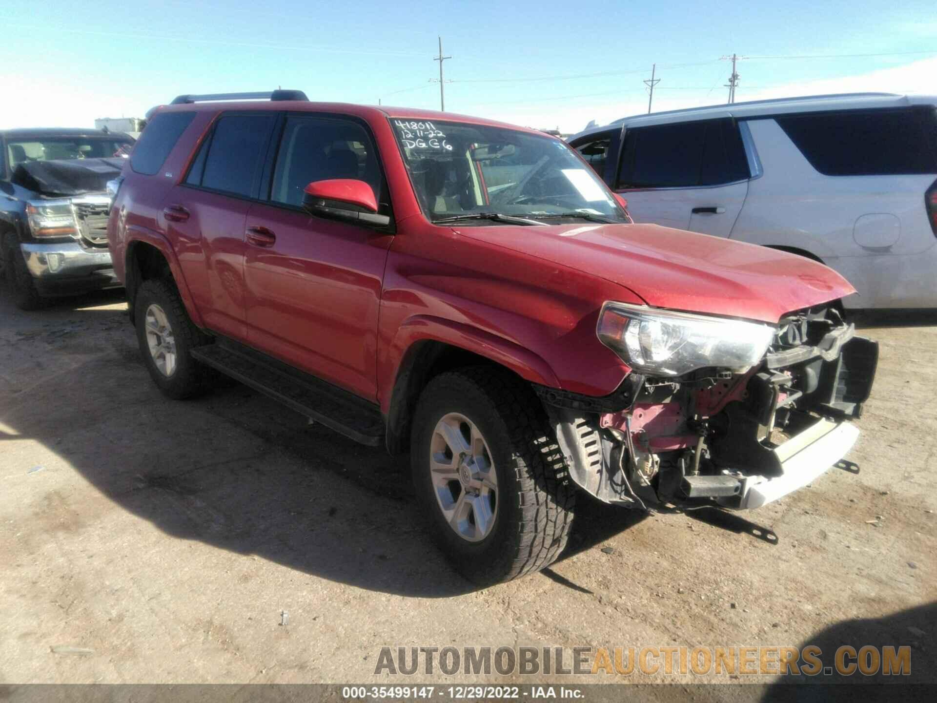 JTEBU5JR1K5620042 TOYOTA 4RUNNER 2019