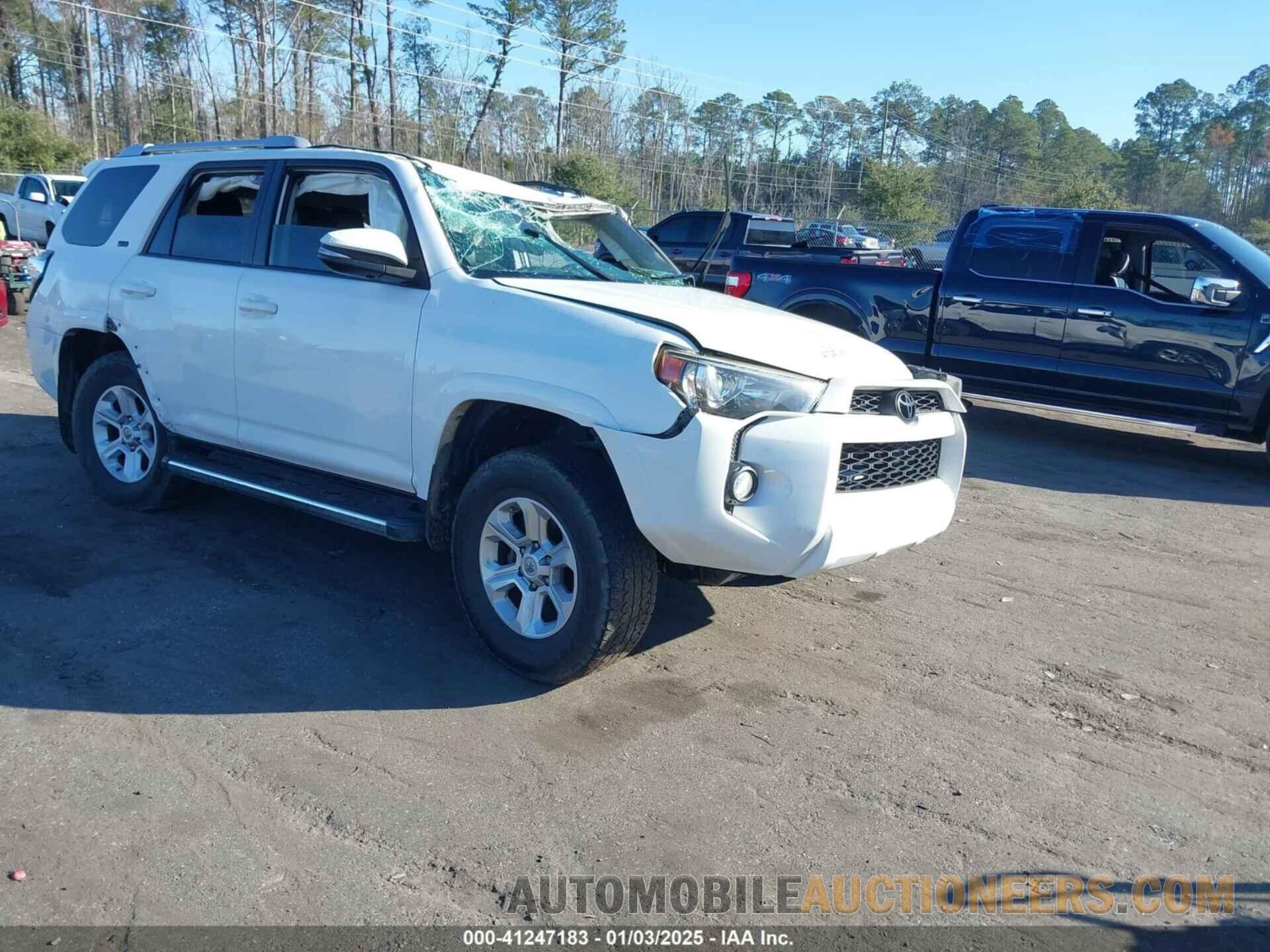 JTEBU5JR3J5492899 TOYOTA 4RUNNER 2018