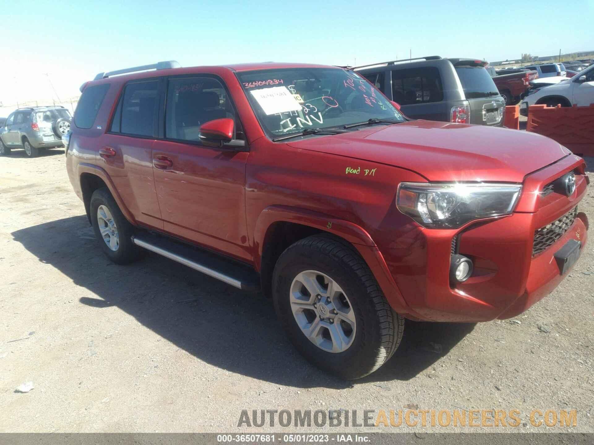 JTEBU5JR4G5390648 TOYOTA 4RUNNER 2016