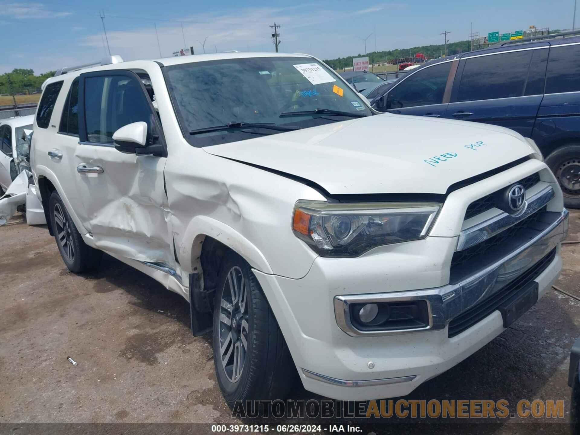 JTEBU5JR5G5316929 TOYOTA 4RUNNER 2016