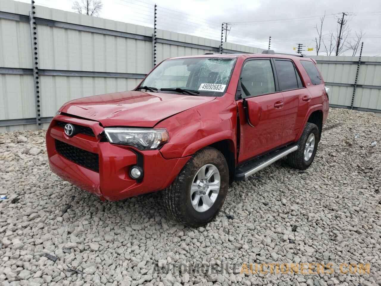 JTEBU5JR5K5699926 TOYOTA 4RUNNER 2019