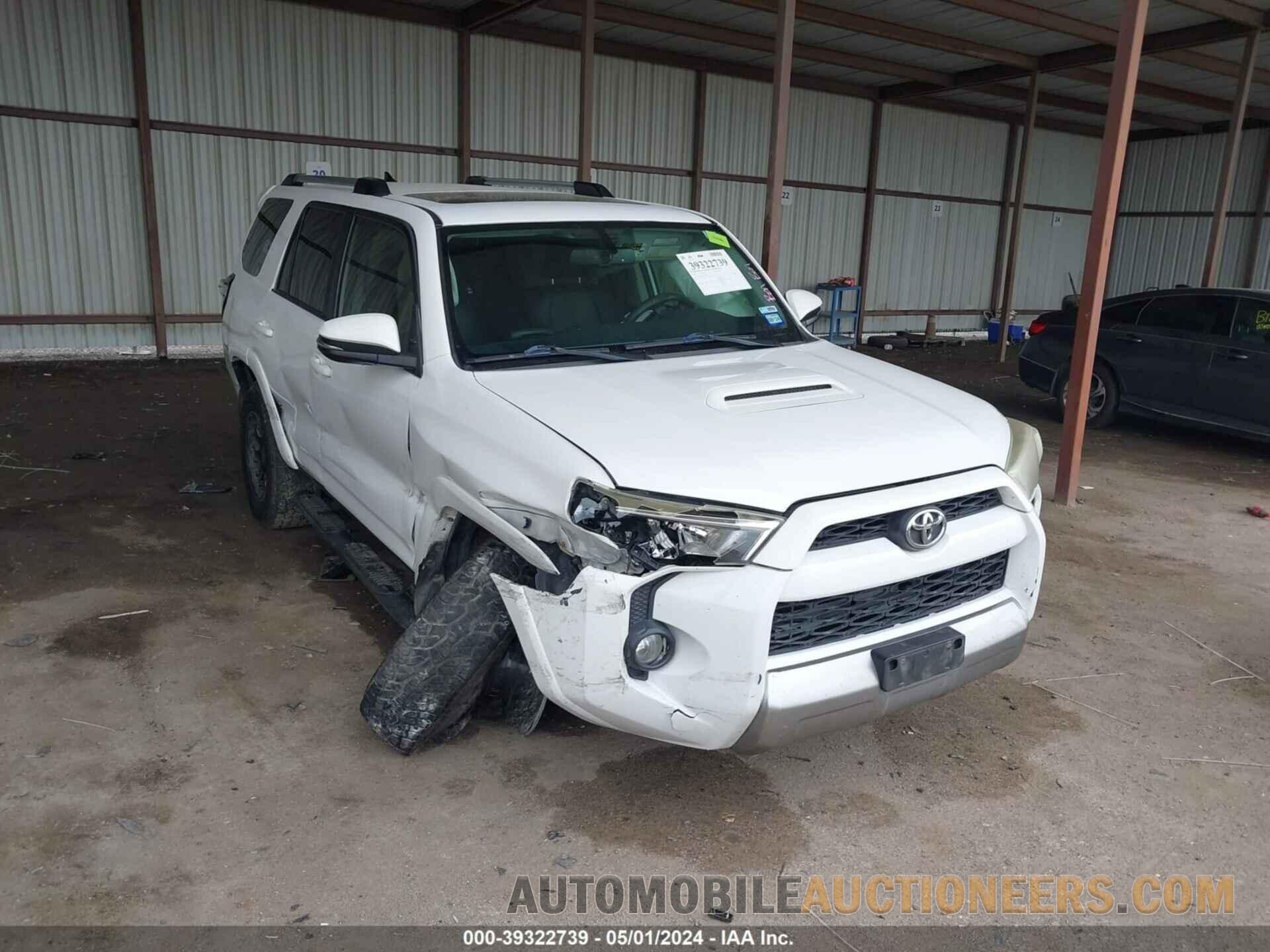 JTEBU5JR6G5368585 TOYOTA 4RUNNER 2016