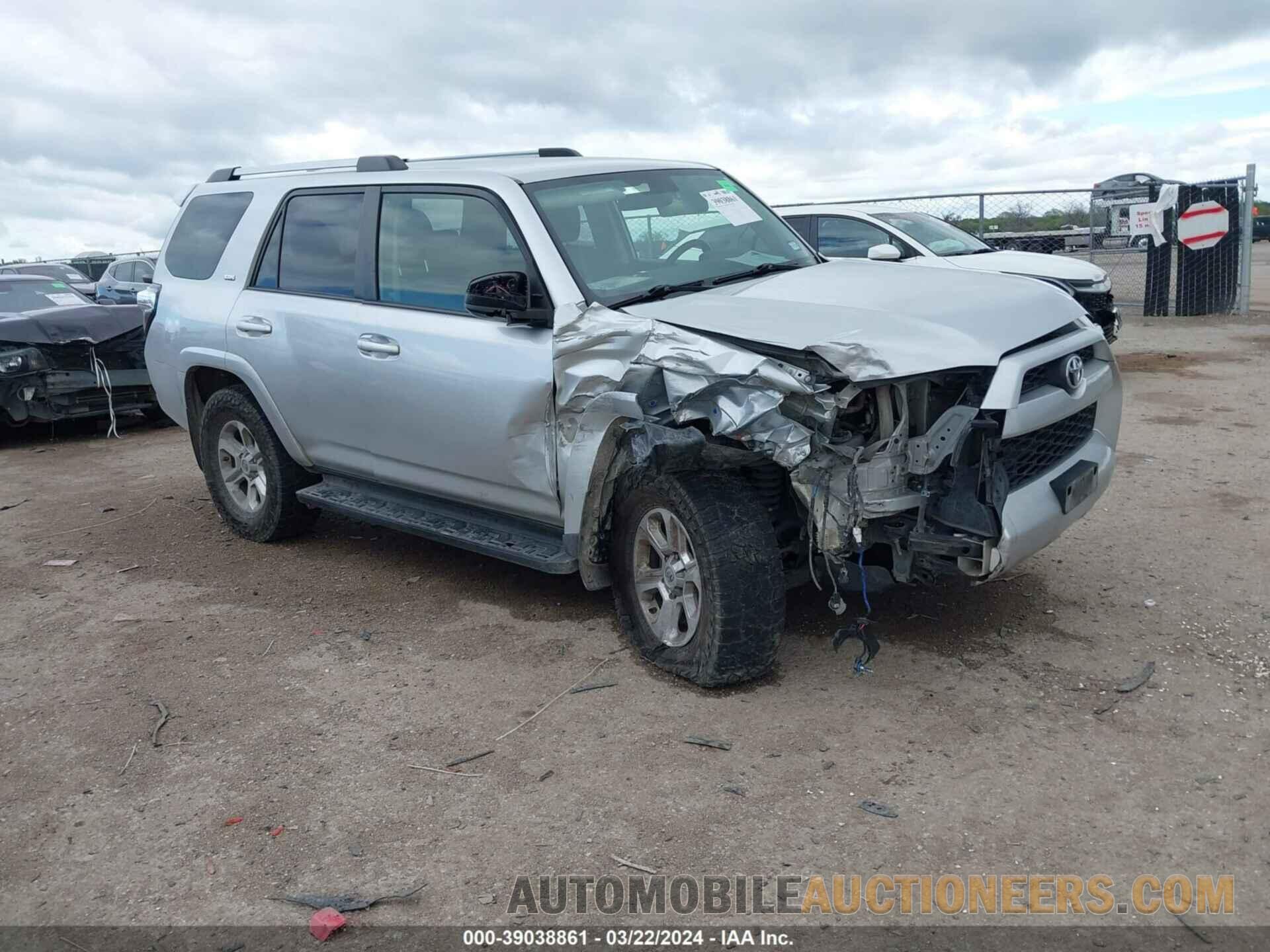 JTEBU5JR6K5640383 TOYOTA 4RUNNER 2019