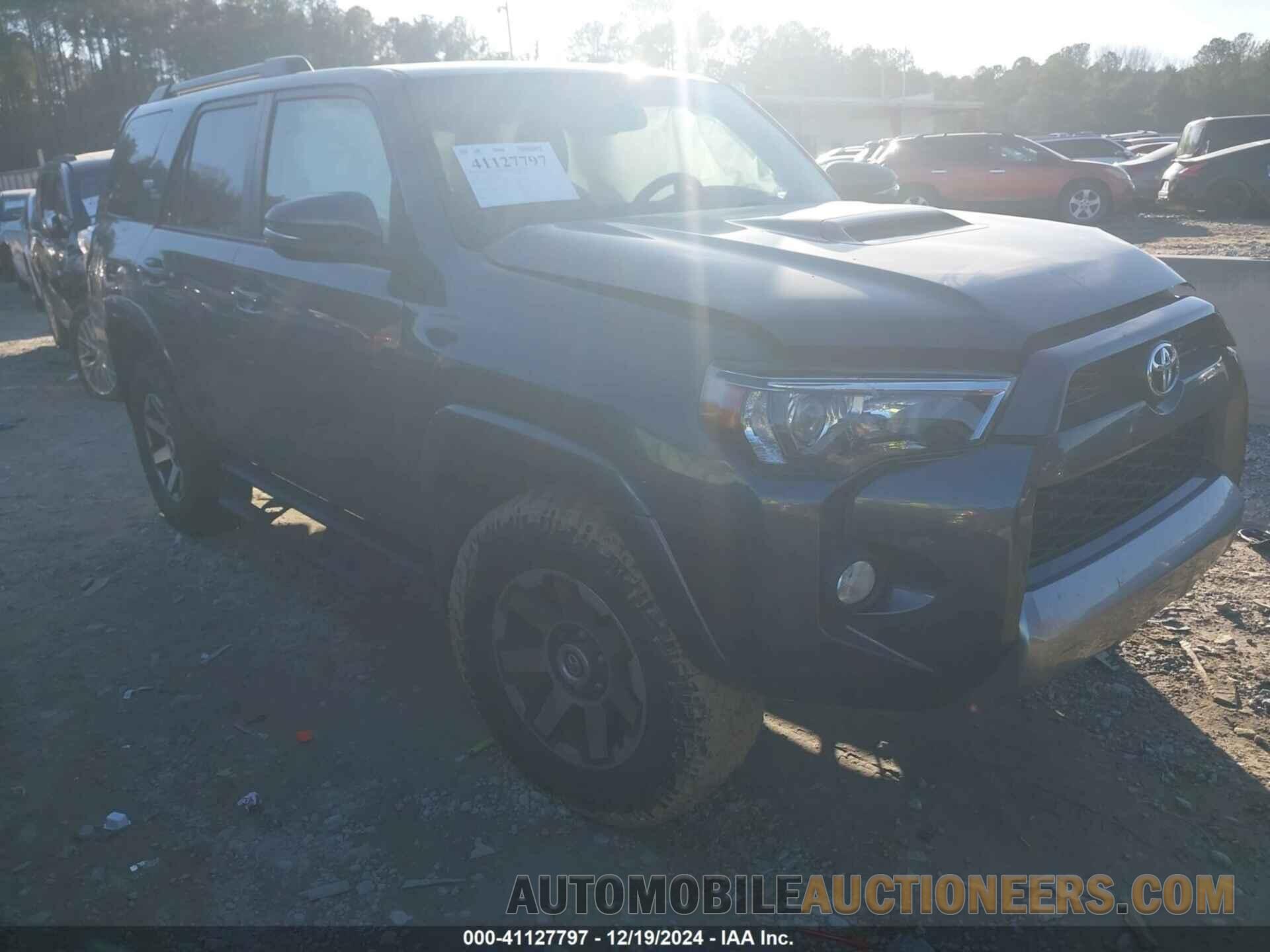 JTEBU5JR7K5632342 TOYOTA 4RUNNER 2019