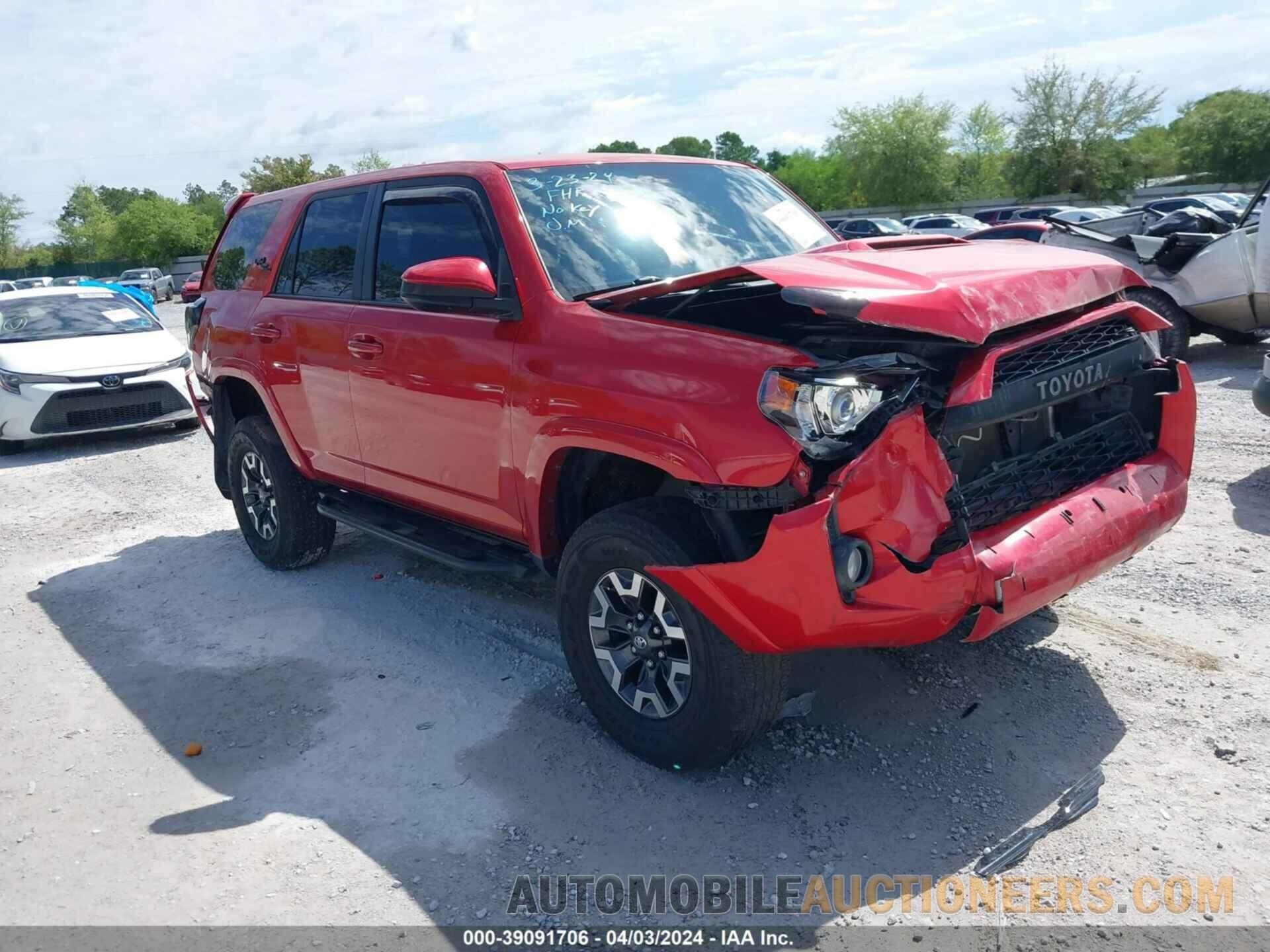 JTEBU5JR7K5640408 TOYOTA 4RUNNER 2019