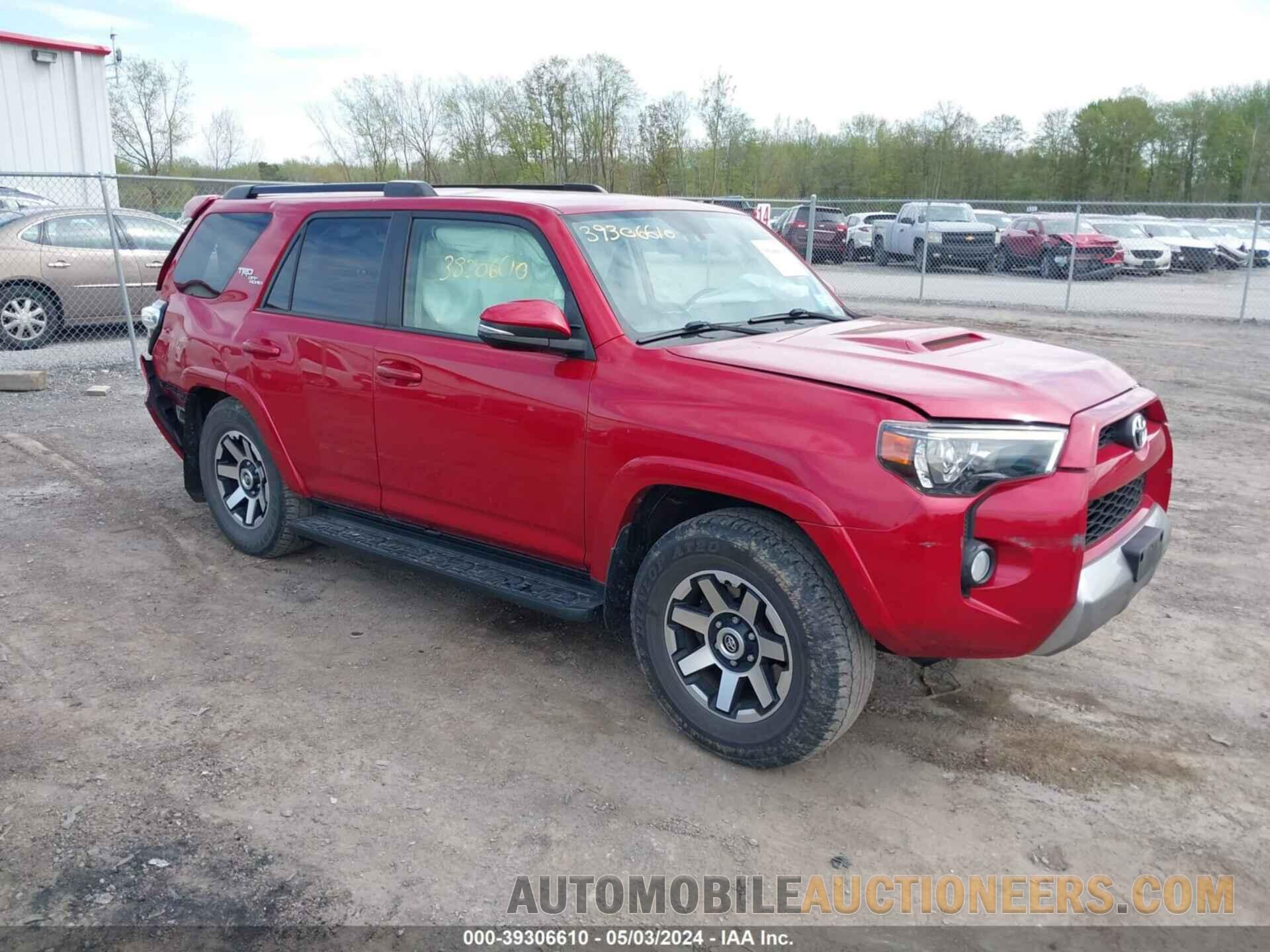 JTEBU5JR7K5693738 TOYOTA 4RUNNER 2019