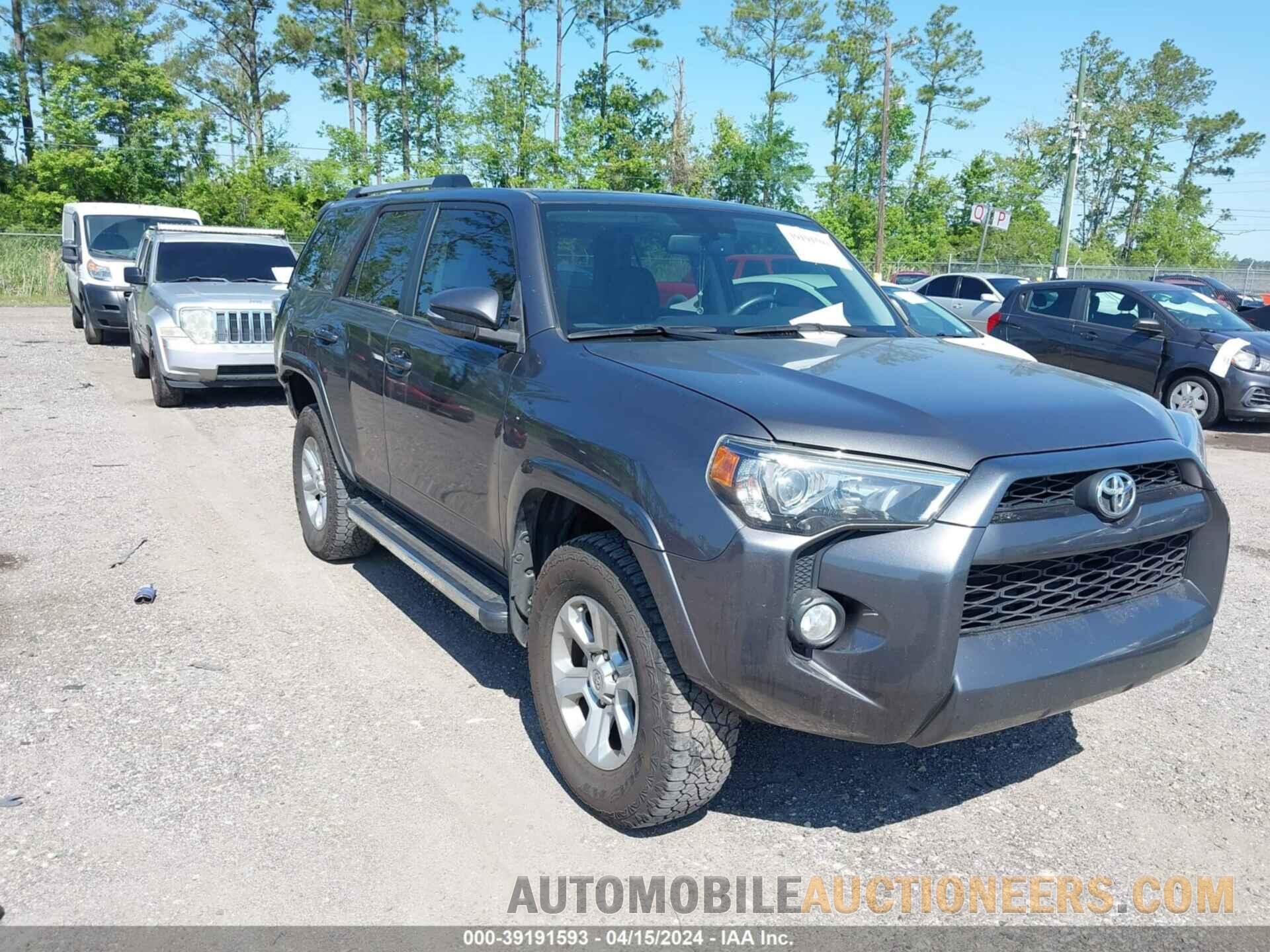 JTEBU5JR9K5725704 TOYOTA 4RUNNER 2019