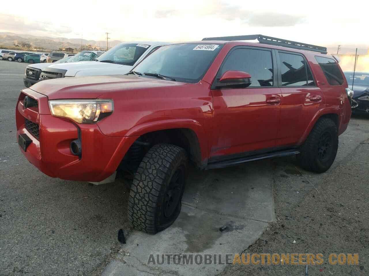 JTEBU5JRXG5322760 TOYOTA 4RUNNER 2016