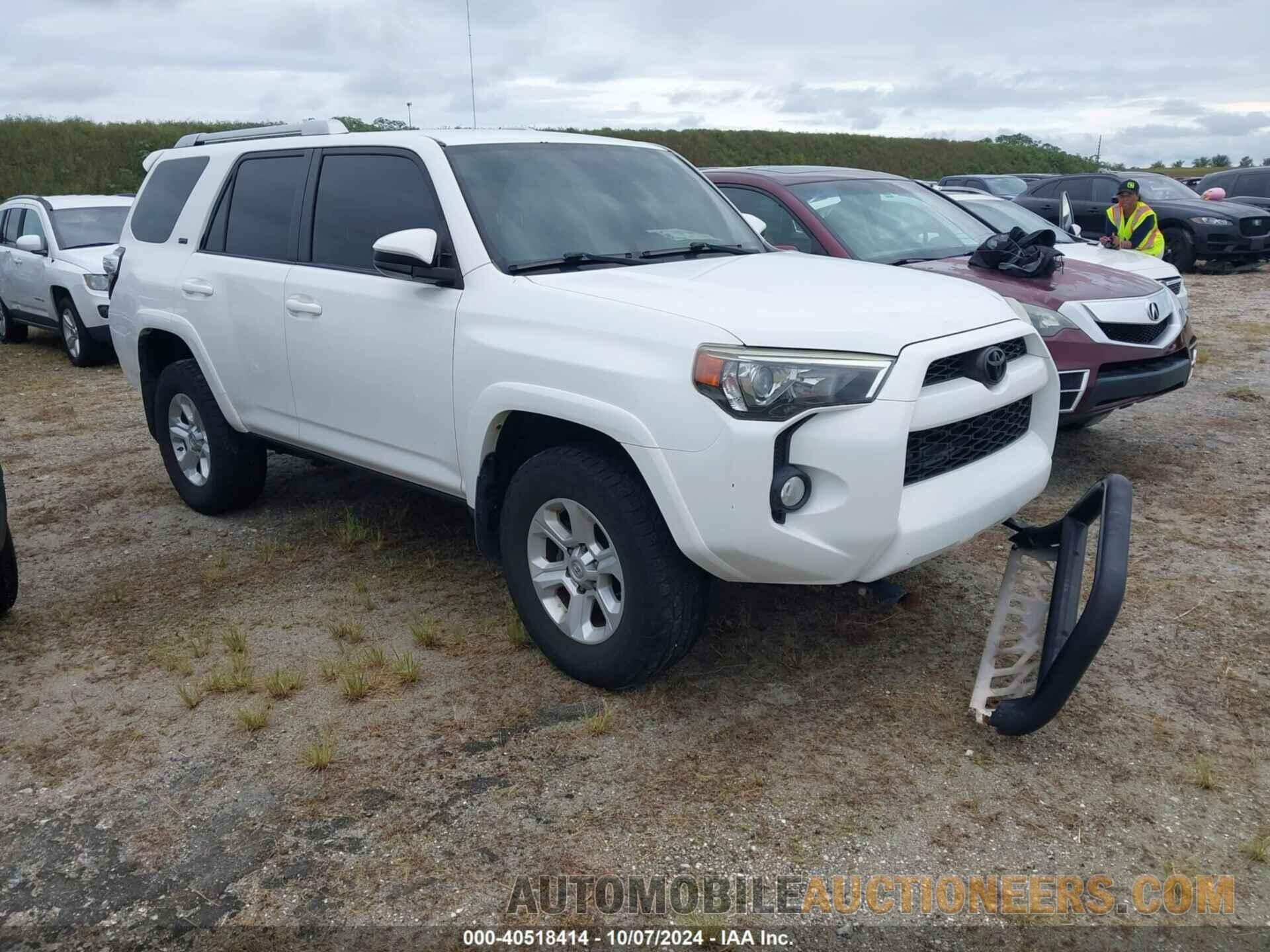 JTEBU5JRXG5327036 TOYOTA 4RUNNER 2016