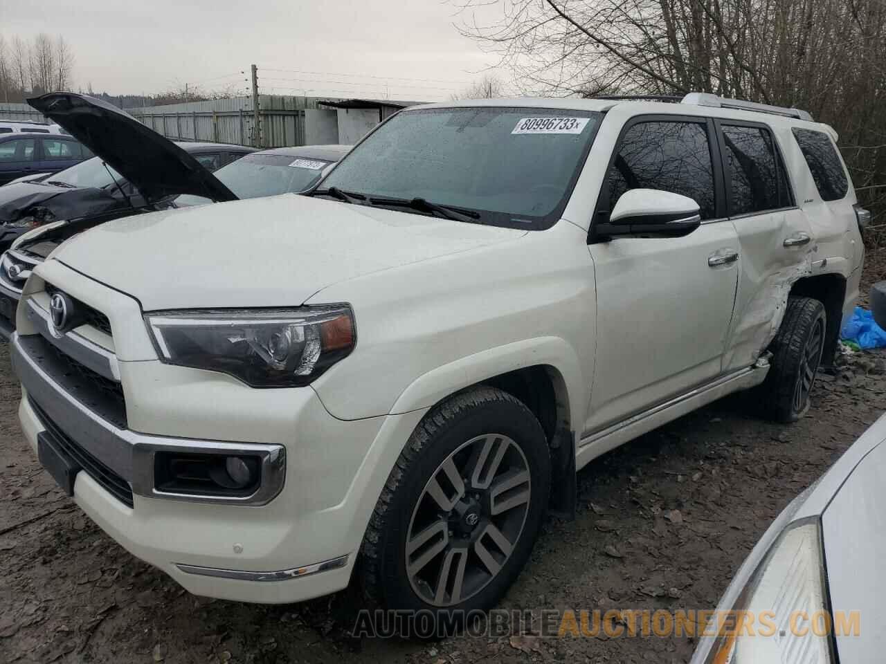 JTEBU5JRXG5390007 TOYOTA 4RUNNER 2016