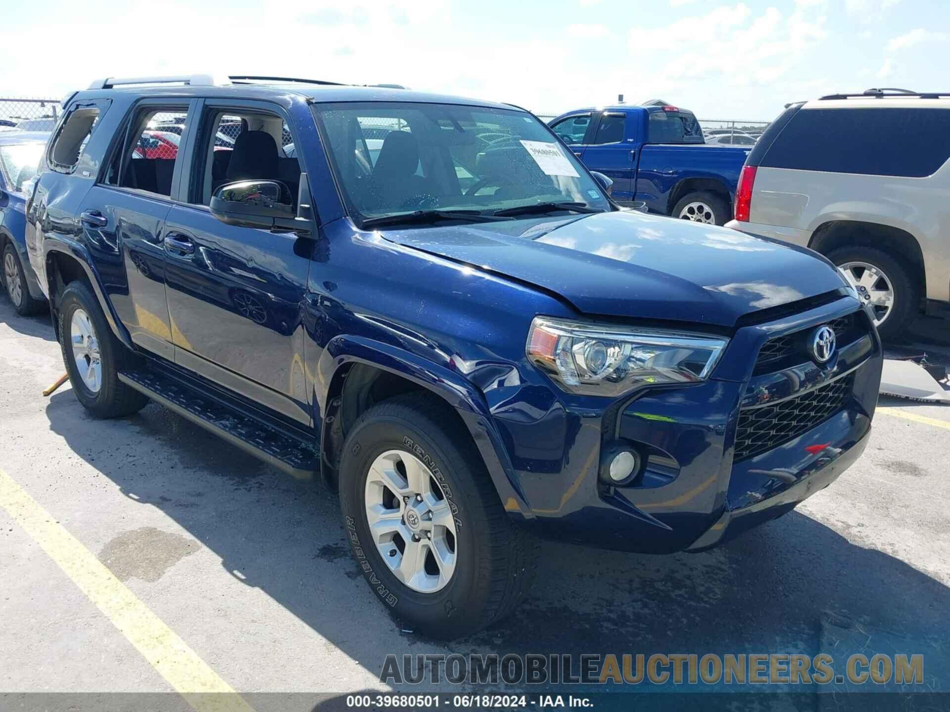 JTEBU5JRXG5395207 TOYOTA 4RUNNER 2016