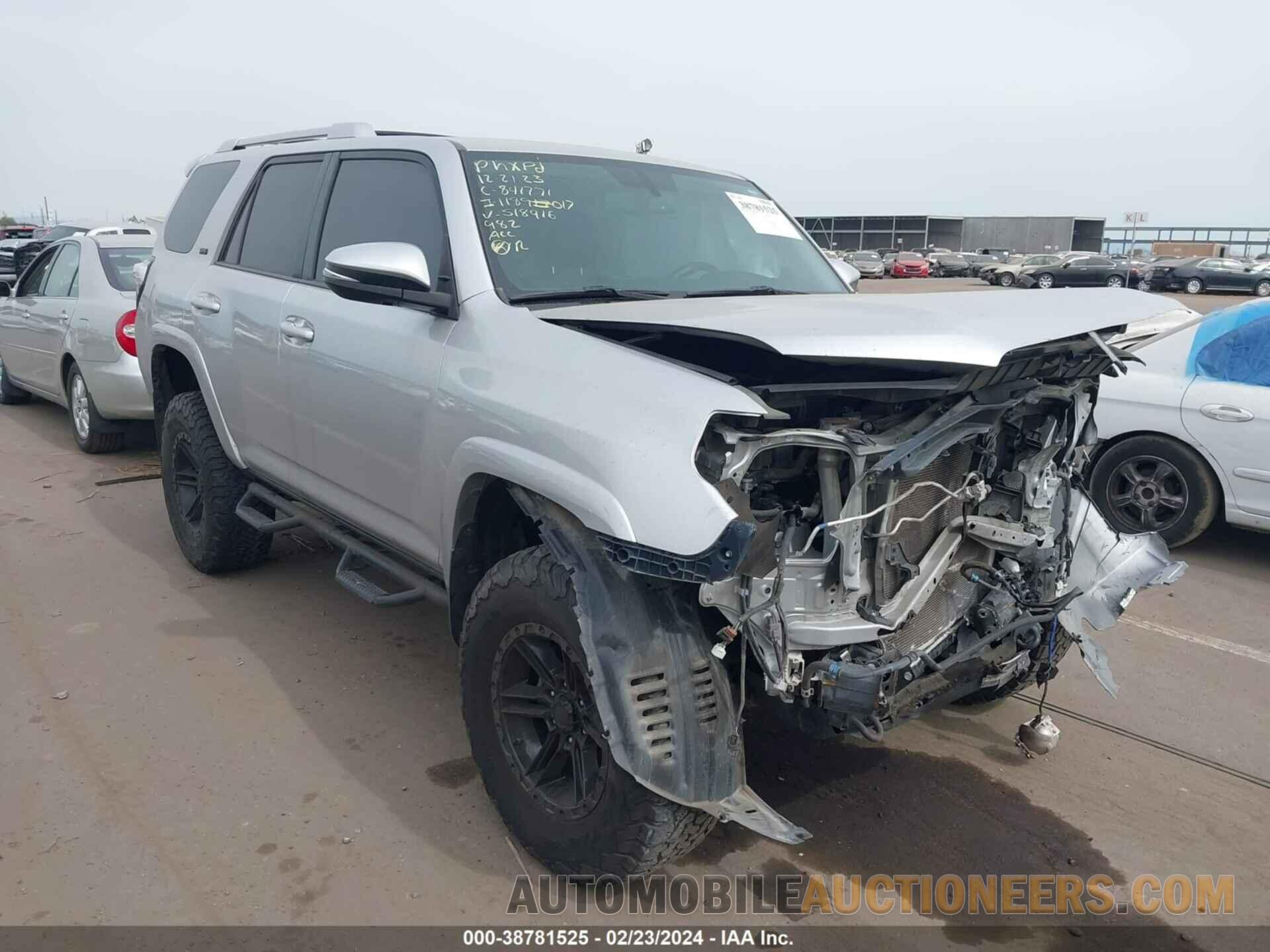 JTEBU5JRXJ5518916 TOYOTA 4RUNNER 2018