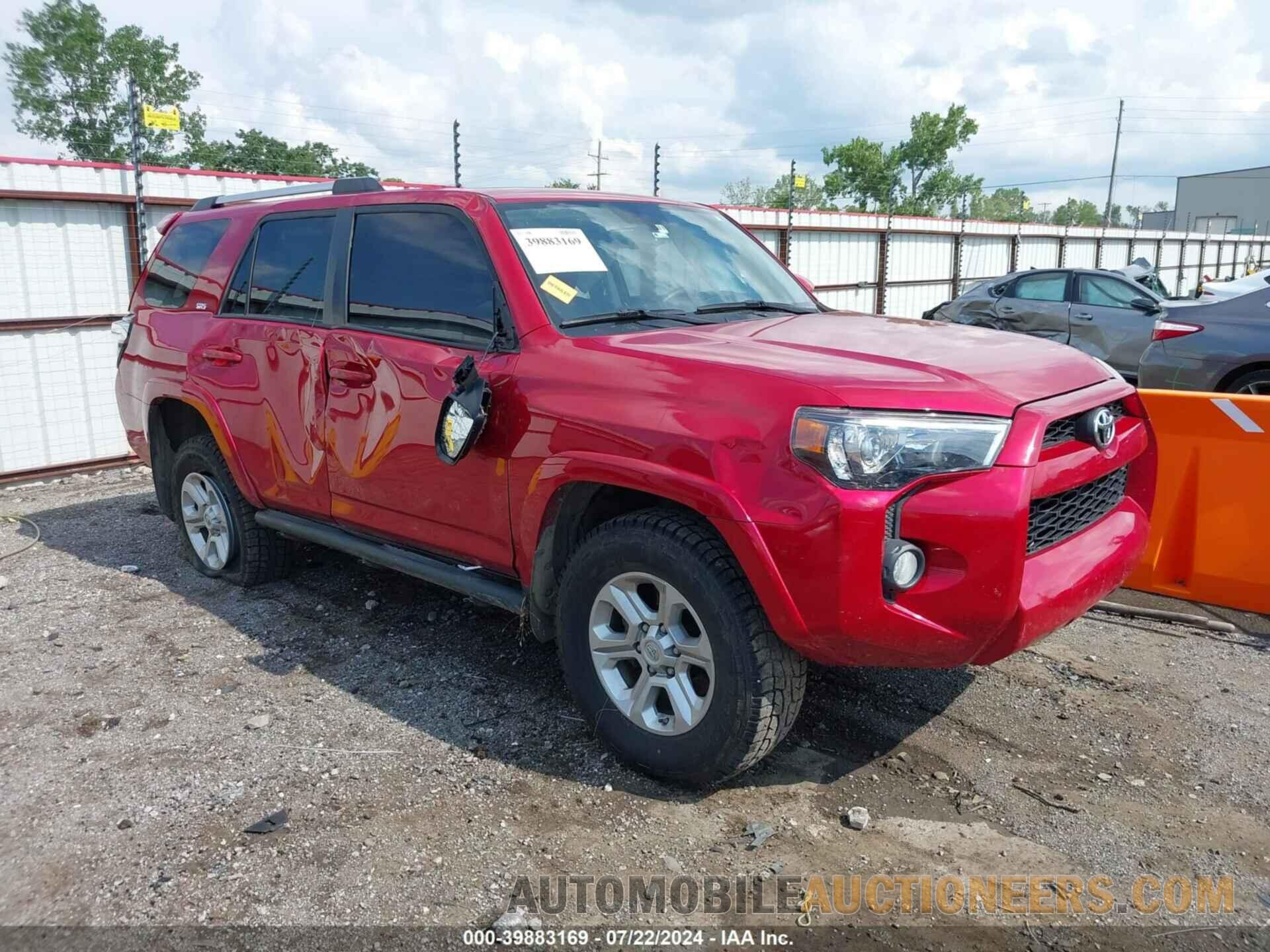 JTEBU5JRXK5666565 TOYOTA 4RUNNER 2019