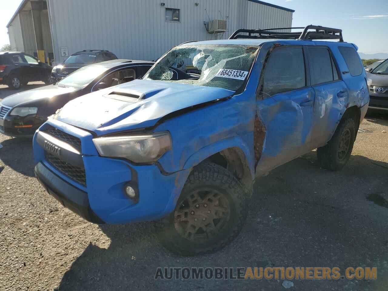 JTEBU5JRXK5729826 TOYOTA 4RUNNER 2019