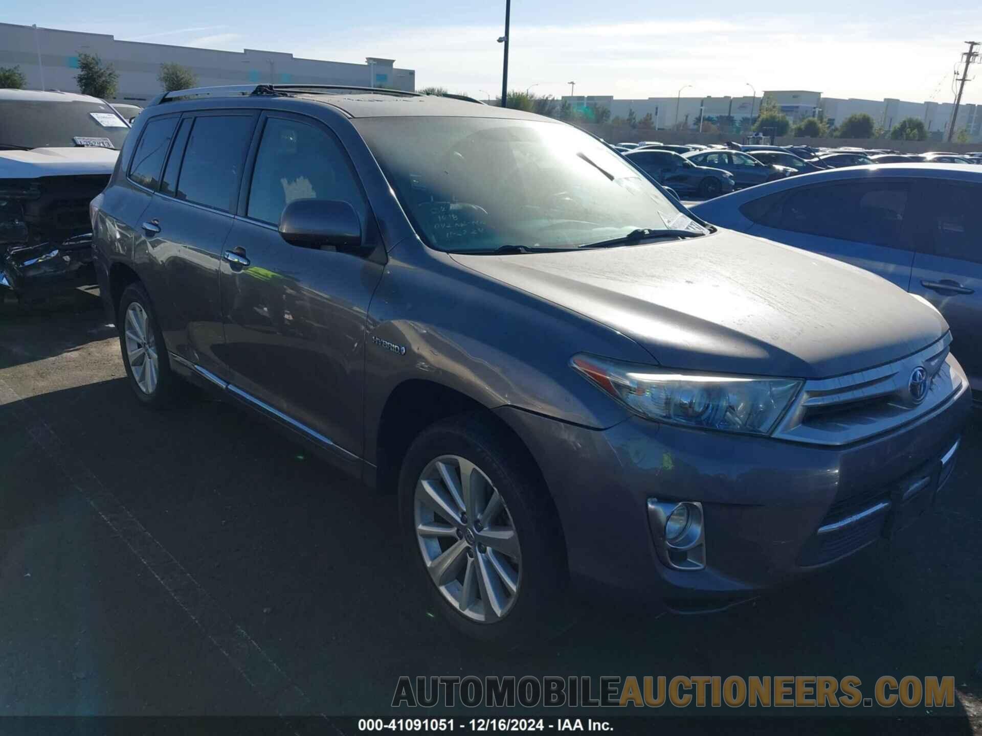 JTEDC3EH1C2008332 TOYOTA HIGHLANDER HYBRID 2012