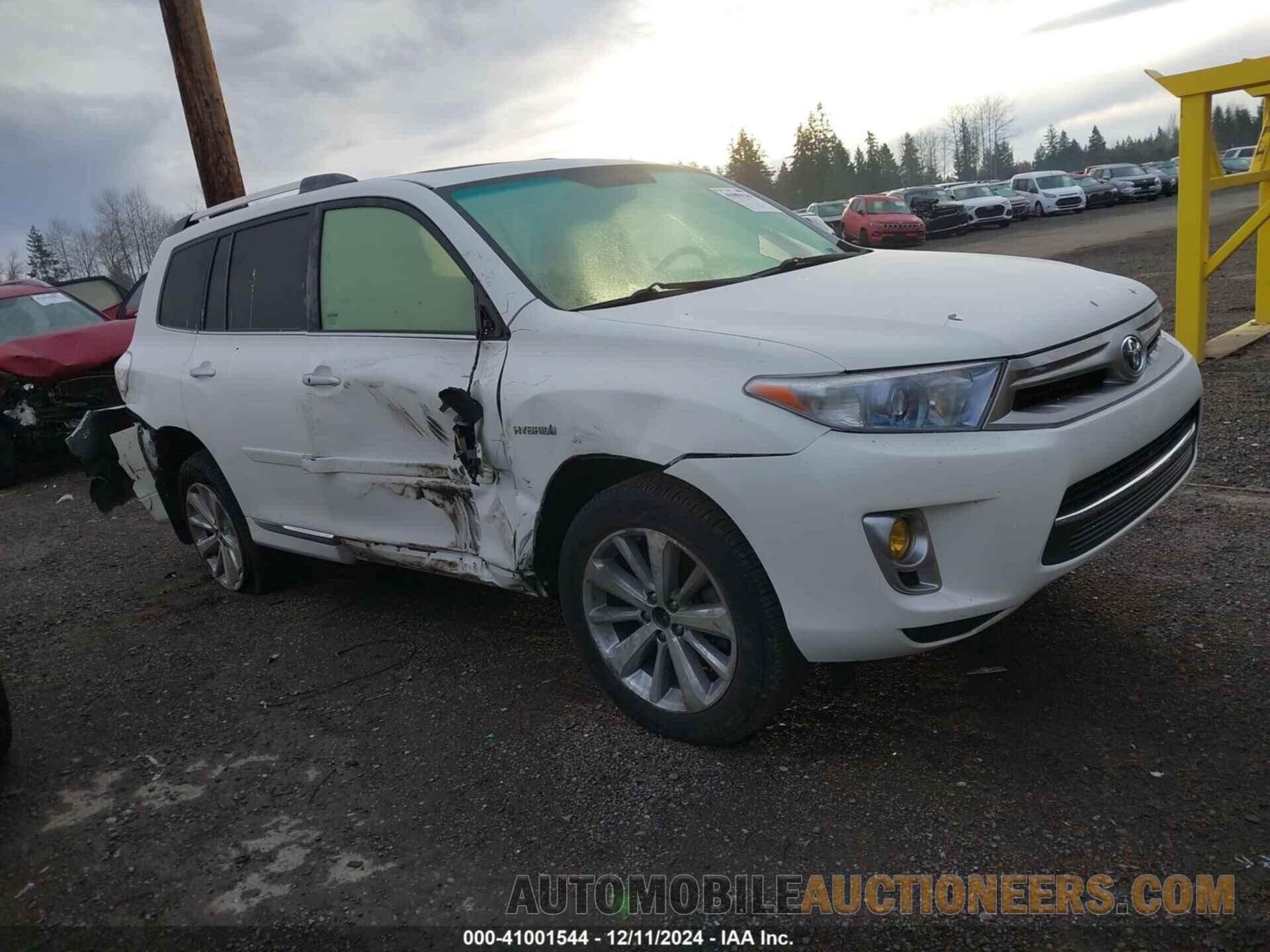 JTEDC3EH1D2015203 TOYOTA HIGHLANDER HYBRID 2013