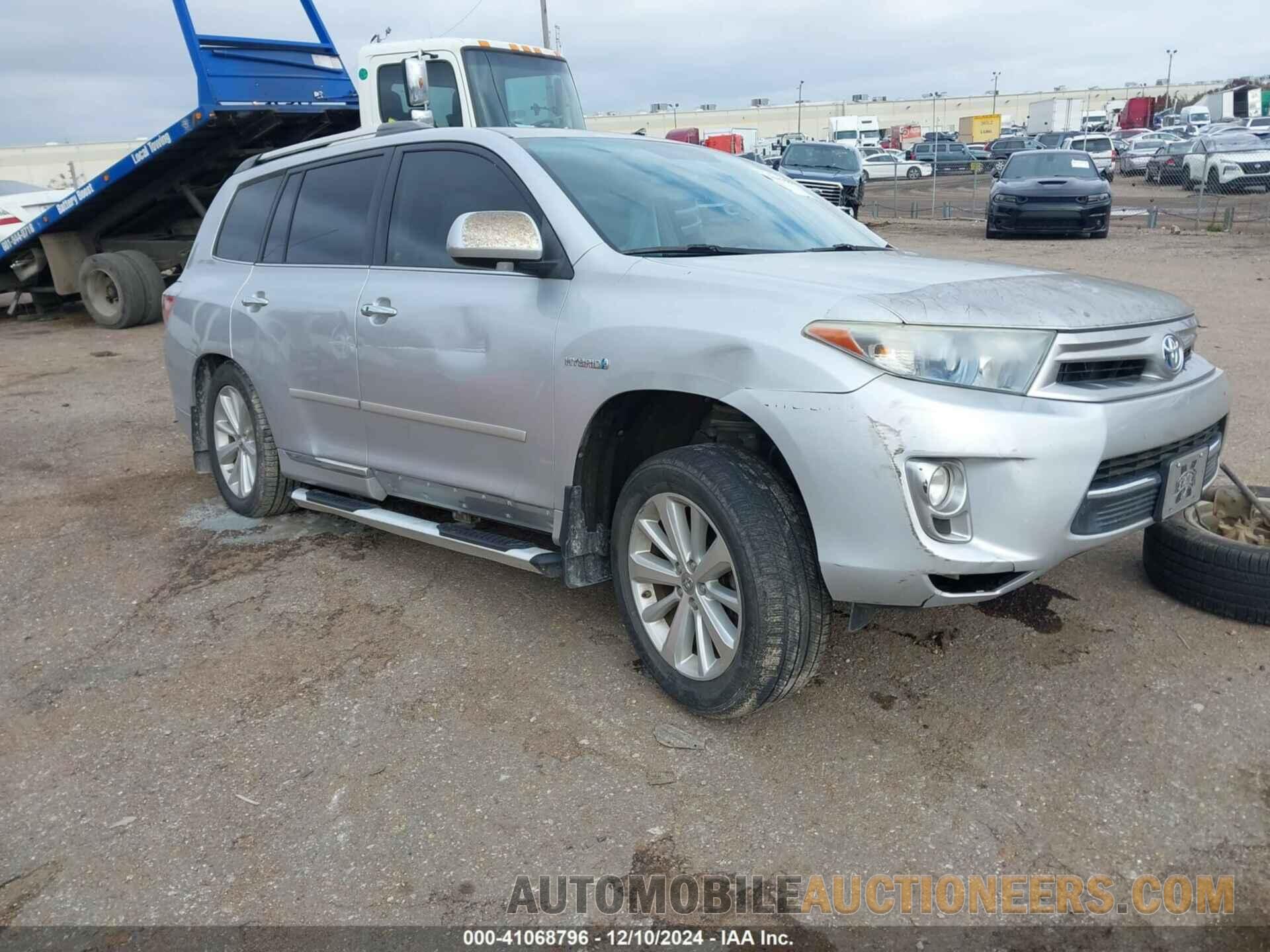 JTEDC3EH4C2004081 TOYOTA HIGHLANDER HYBRID 2012