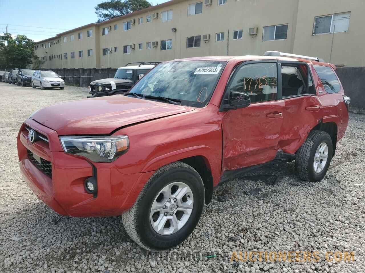 JTEEU5JR0N5255726 TOYOTA 4RUNNER 2022