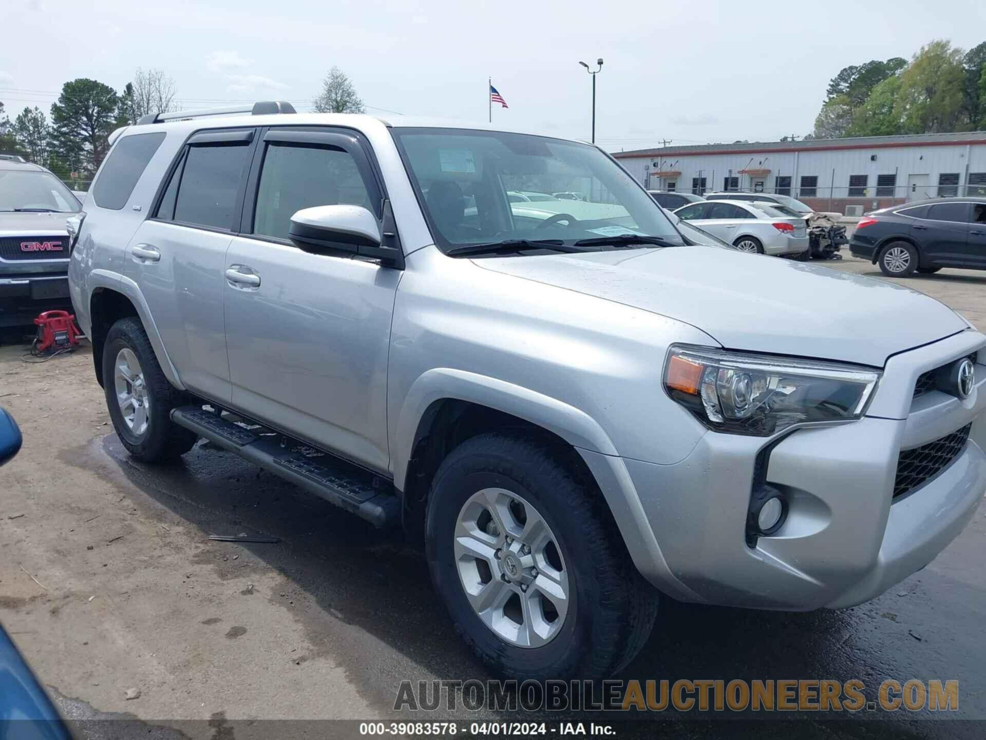 JTEZU5JR0K5202019 TOYOTA 4RUNNER 2019