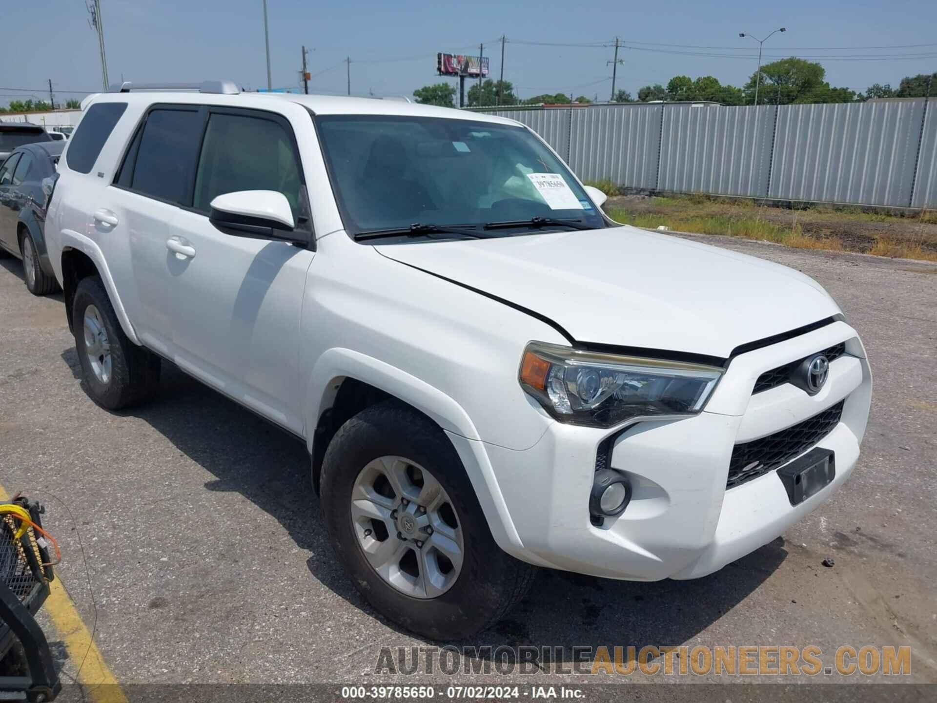 JTEZU5JR3G5122740 TOYOTA 4RUNNER 2016