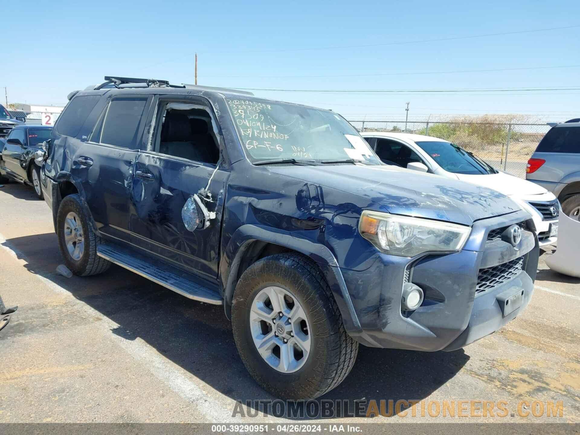 JTEZU5JR5F5089657 TOYOTA 4RUNNER 2015