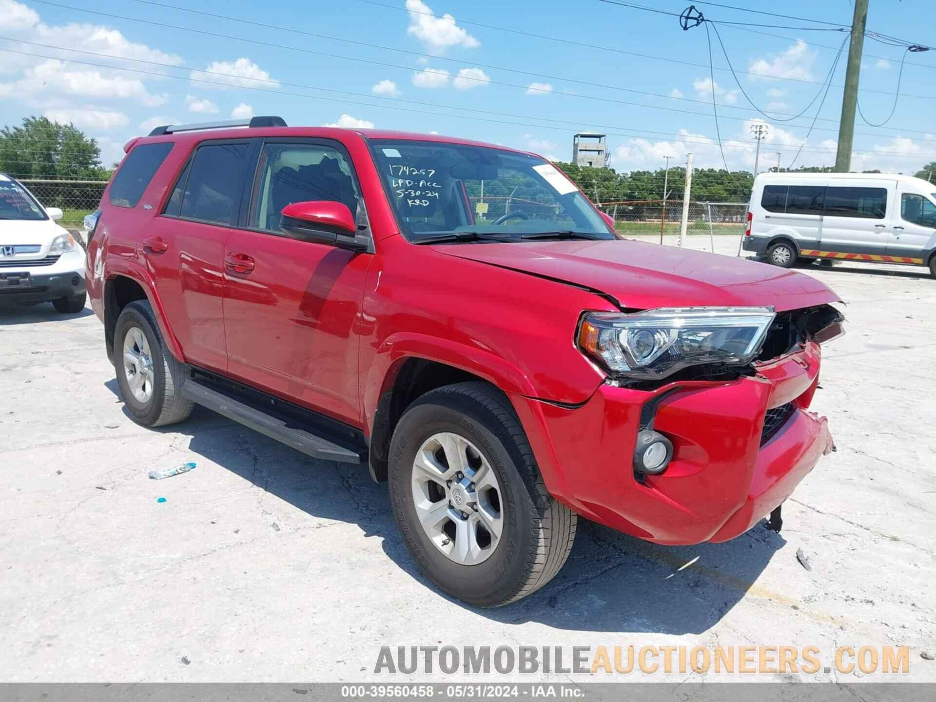 JTEZU5JR9K5207364 TOYOTA 4RUNNER 2019