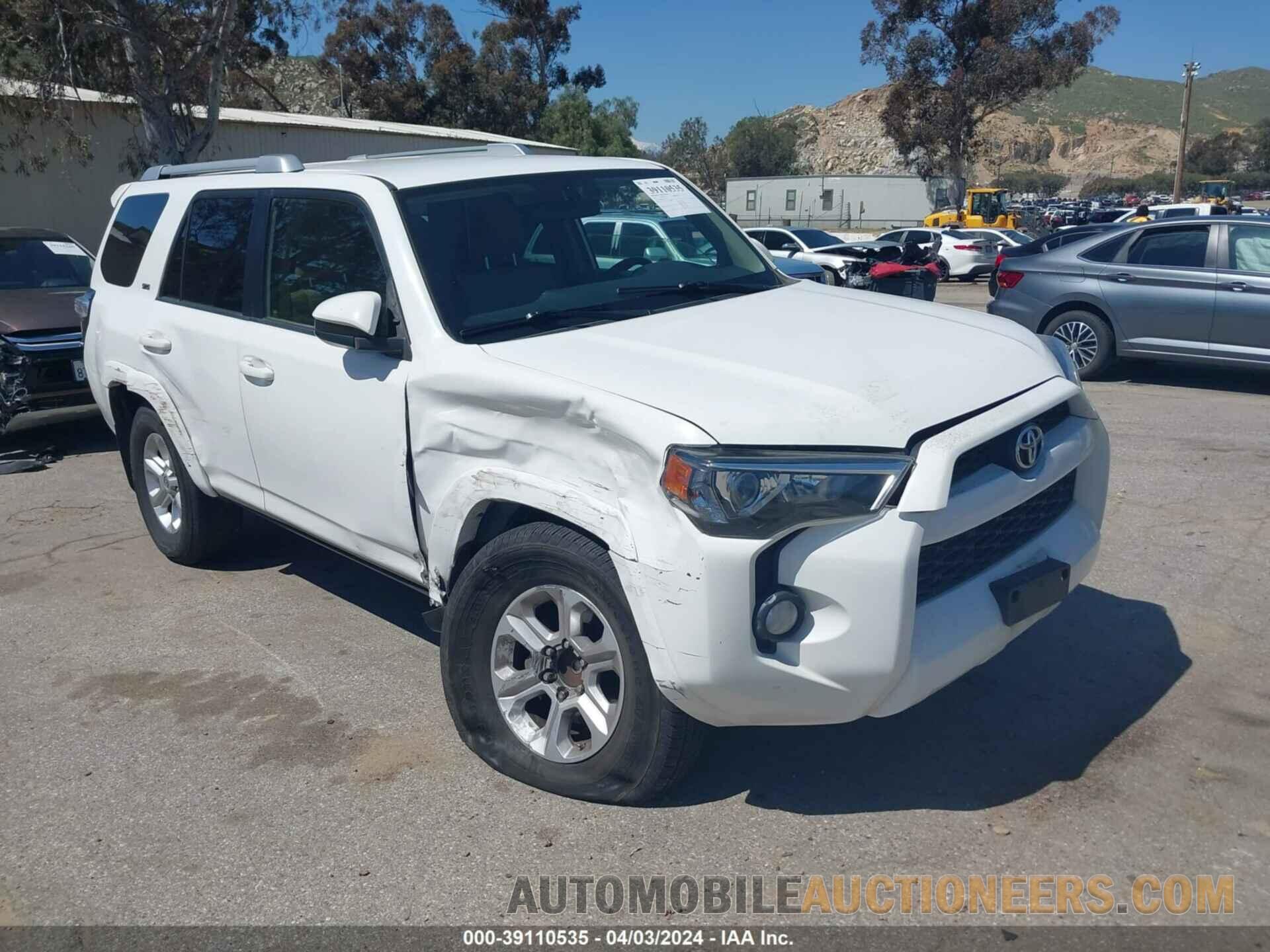 JTEZU5JRXG5124176 TOYOTA 4RUNNER 2016