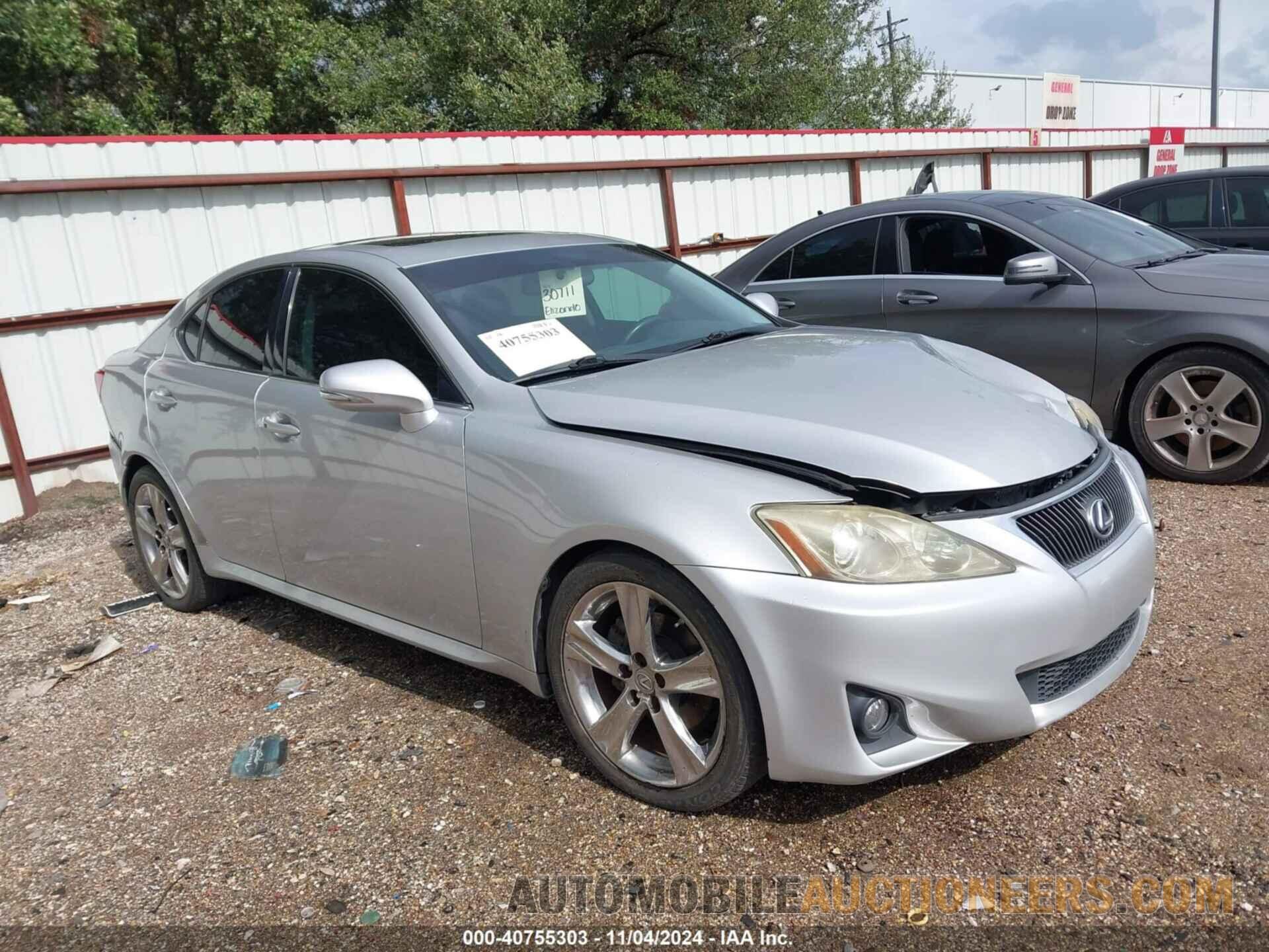 JTHBF5C29B5137802 LEXUS IS 250 2011