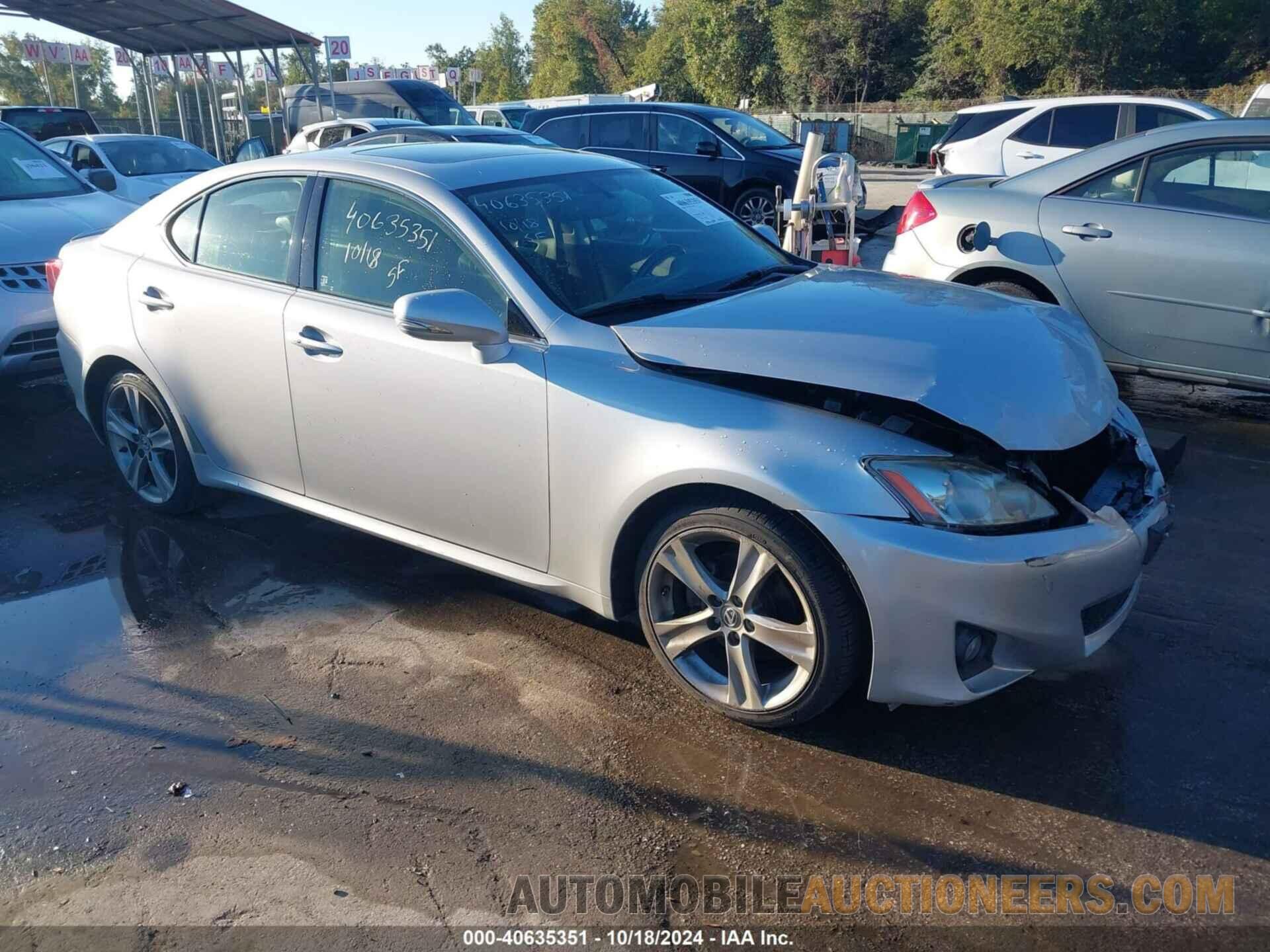 JTHBF5C29C5168680 LEXUS IS 250 2012