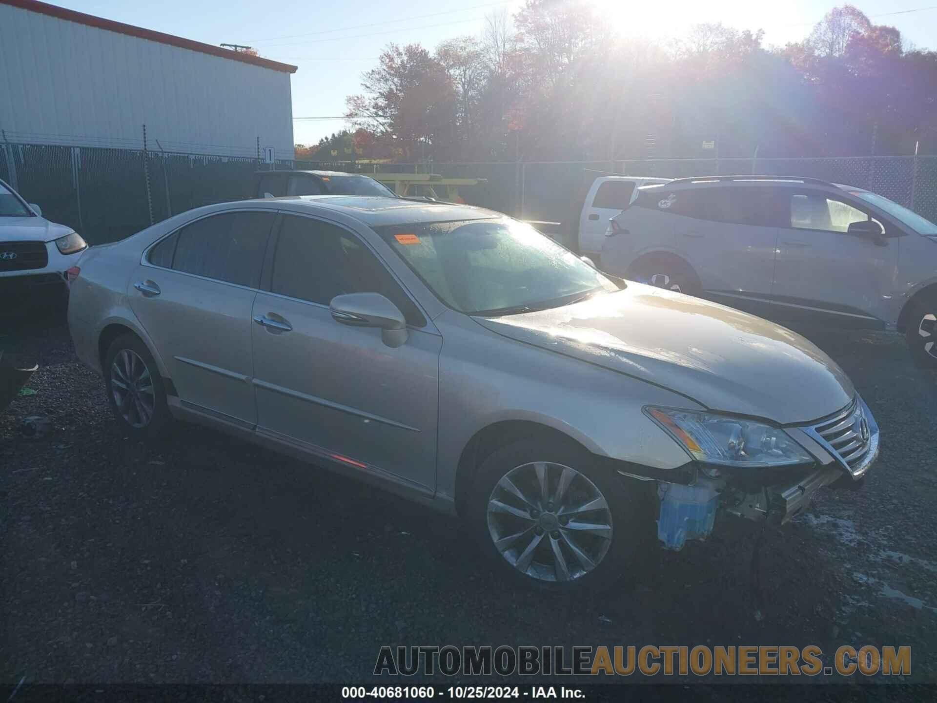 JTHBK1EG0C2498416 LEXUS ES 350 2012