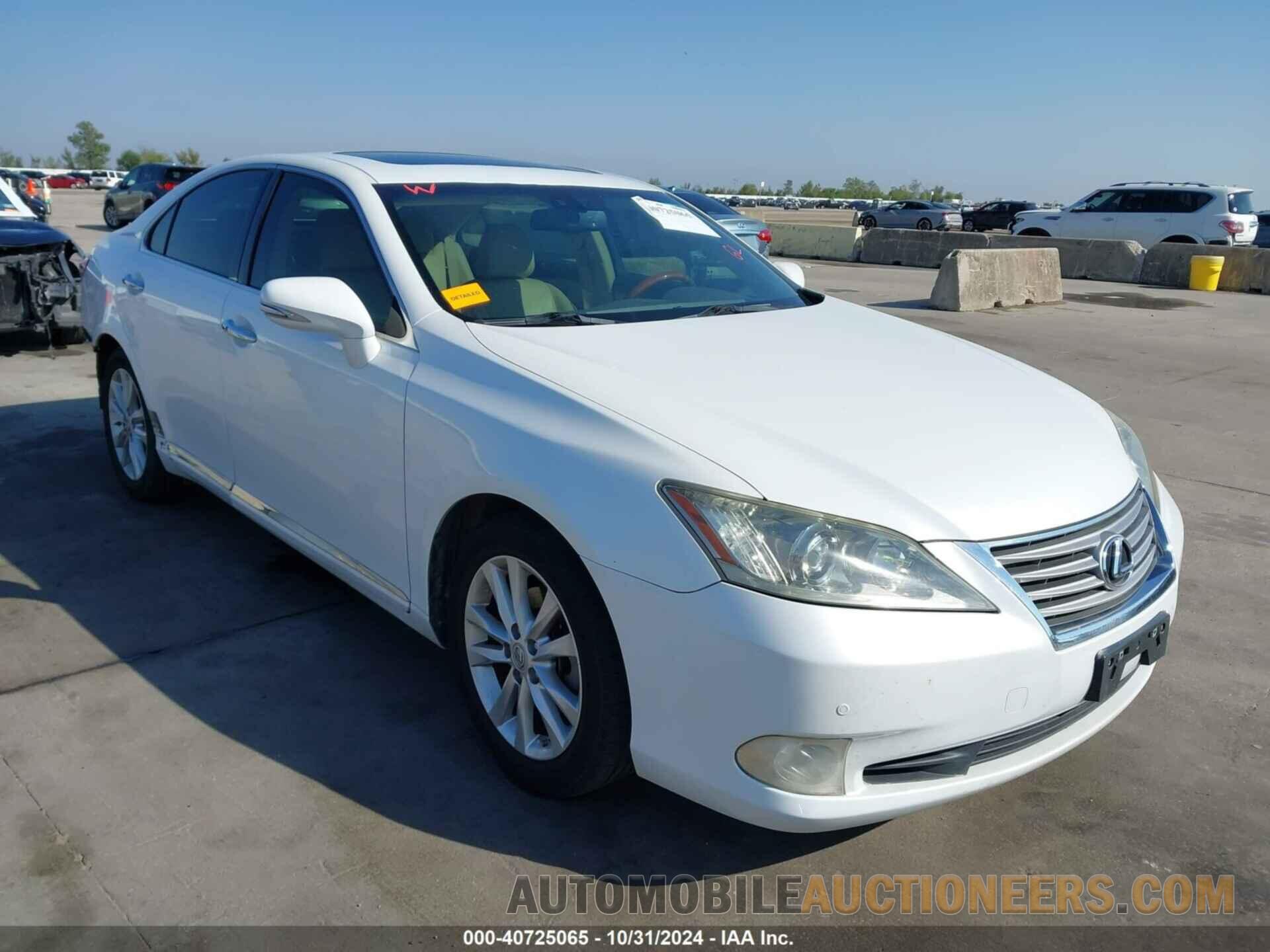 JTHBK1EG1C2510461 LEXUS ES 350 2012