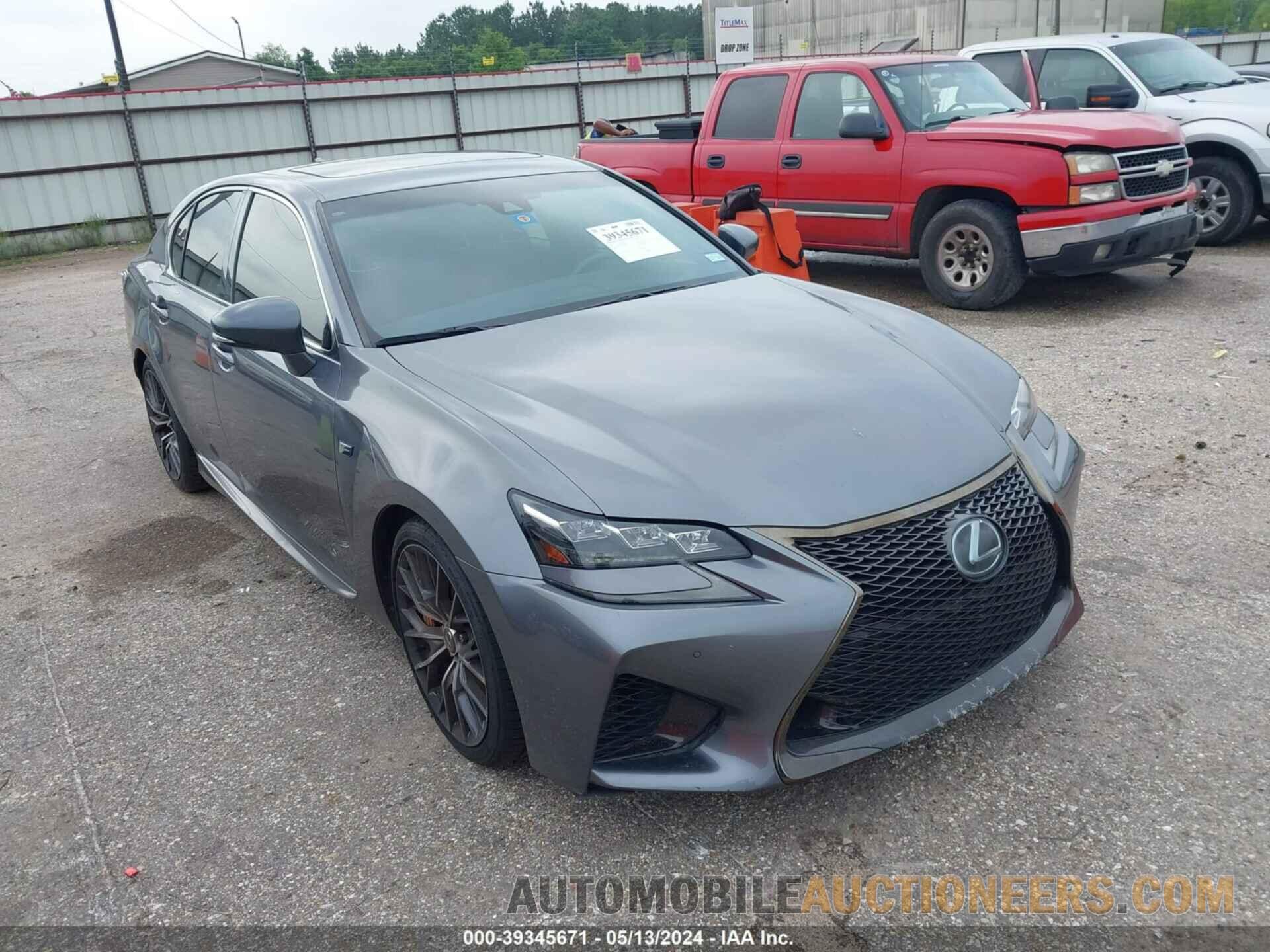 JTHBP1BL5GA001830 LEXUS GS F 2016