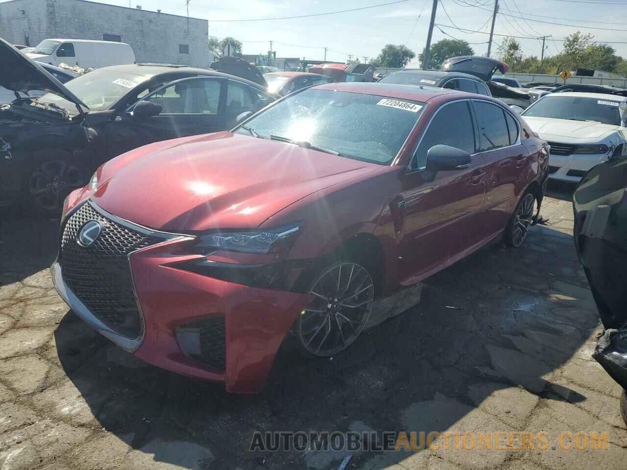 JTHBP1BL8GA001627 LEXUS GS-F 2016