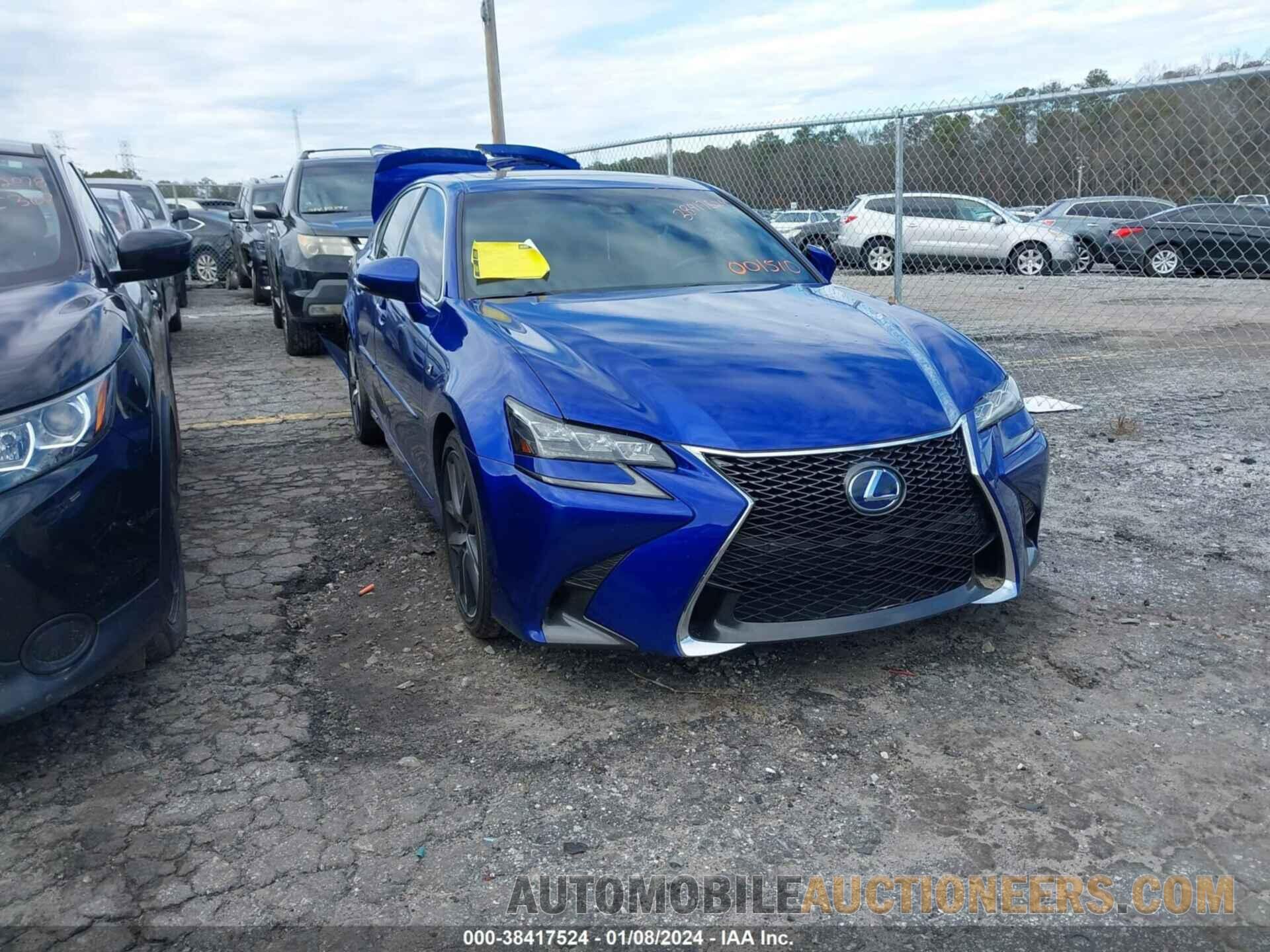 JTHBS1BL0GA001510 LEXUS GS 450H 2016