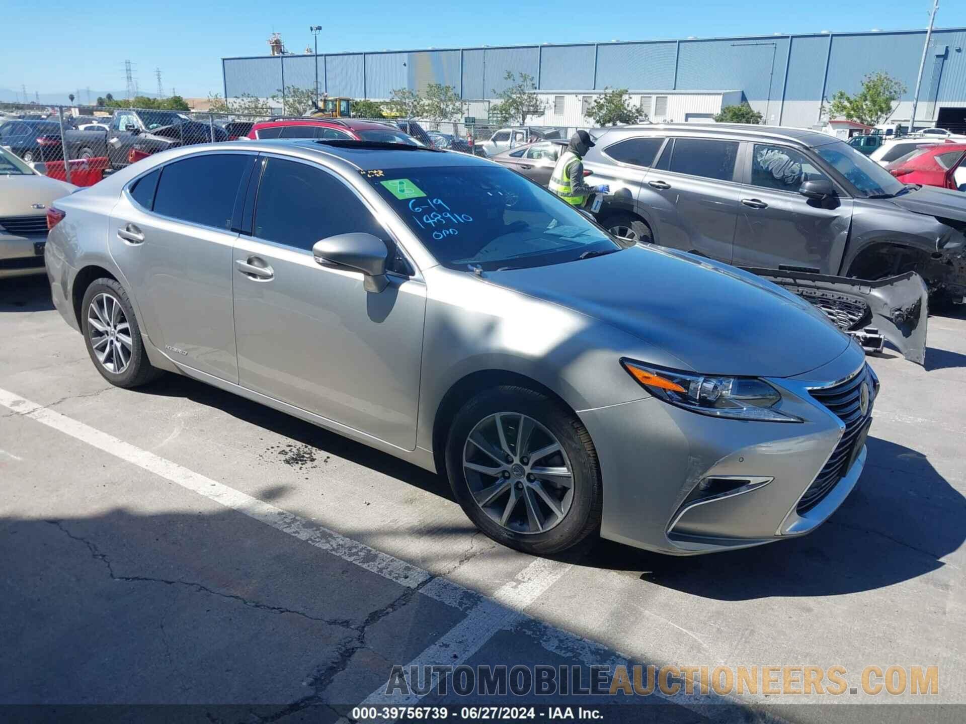 JTHBW1GG2G2129595 LEXUS ES 300H 2016