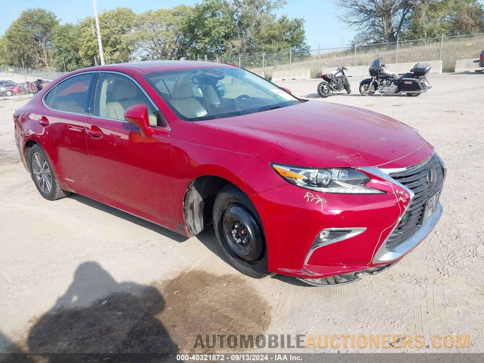 JTHBW1GG5G2121975 LEXUS ES 300H 2016