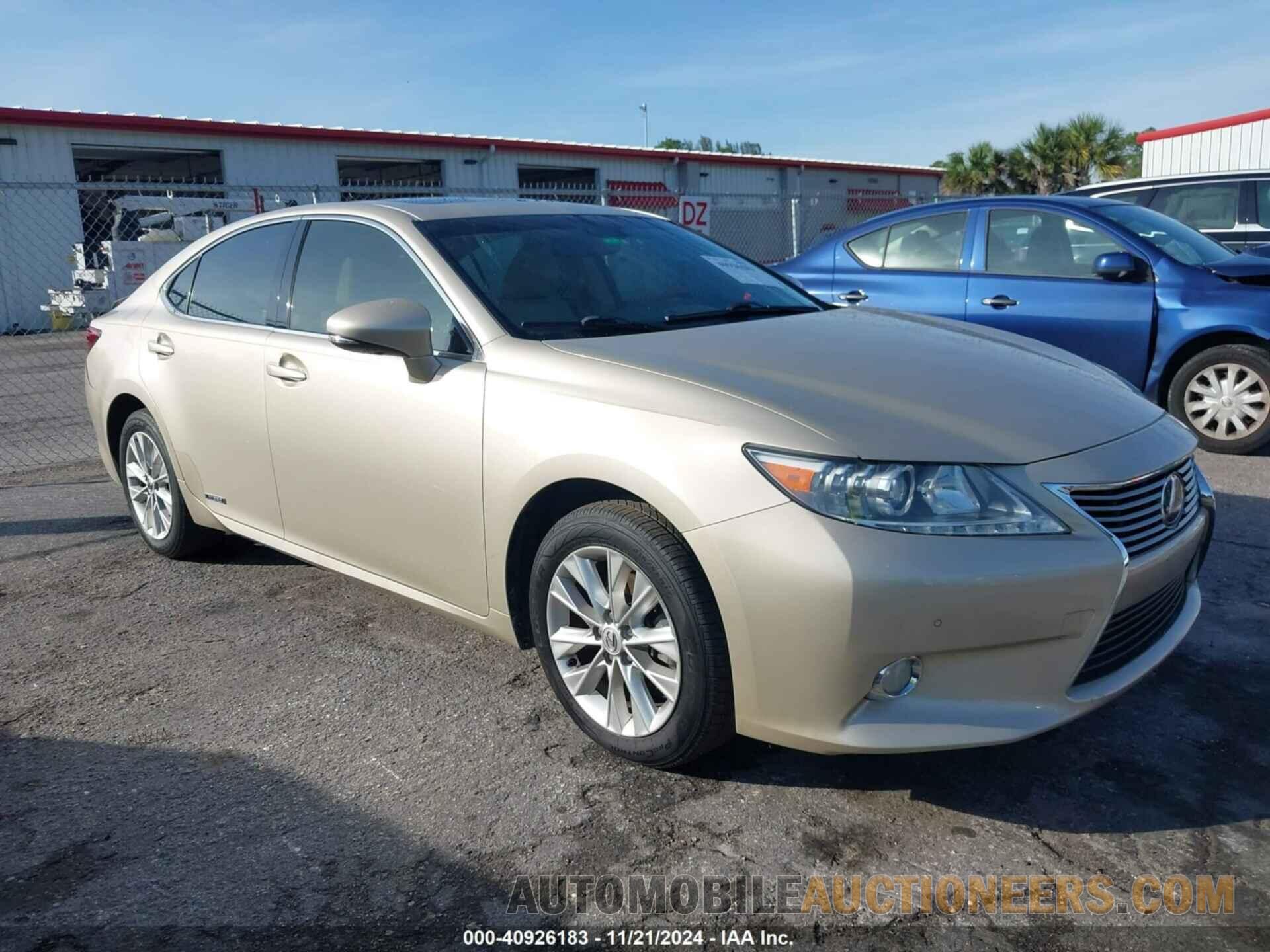 JTHBW1GG8D2001020 LEXUS ES 300H 2013