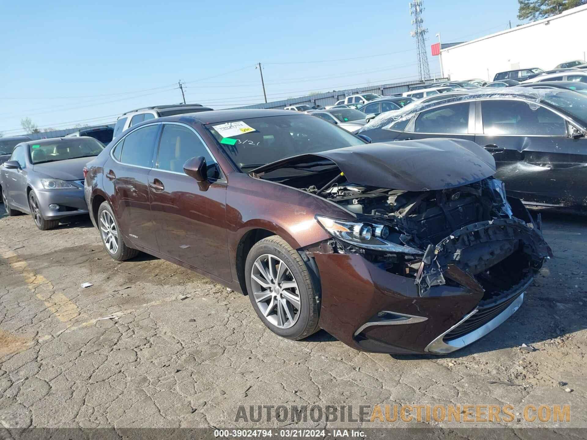 JTHBW1GG8G2114597 LEXUS ES 300H 2016